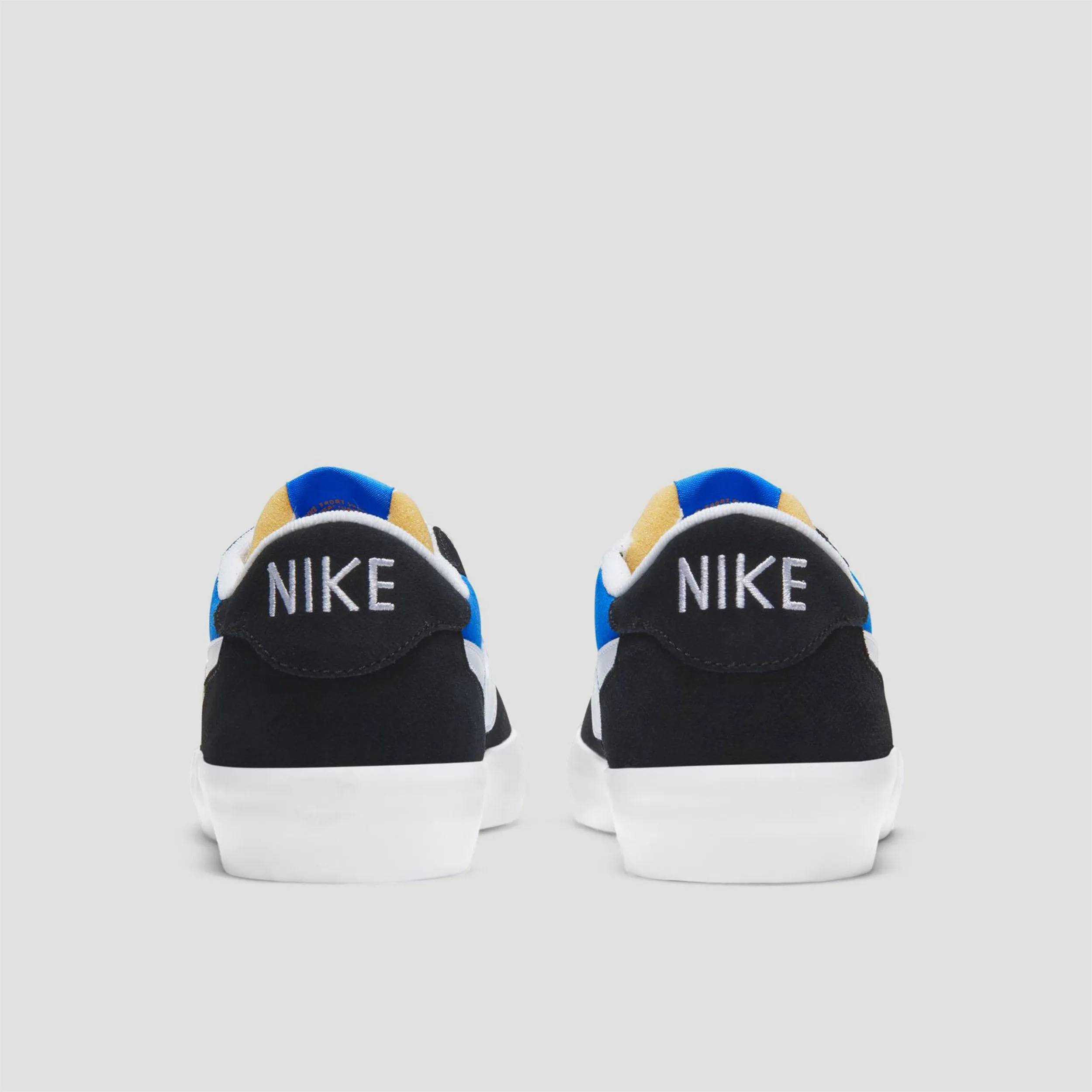 Nike SB Heritage Vulc Skate Shoes Black / White / Signal Blue / Safety Orange