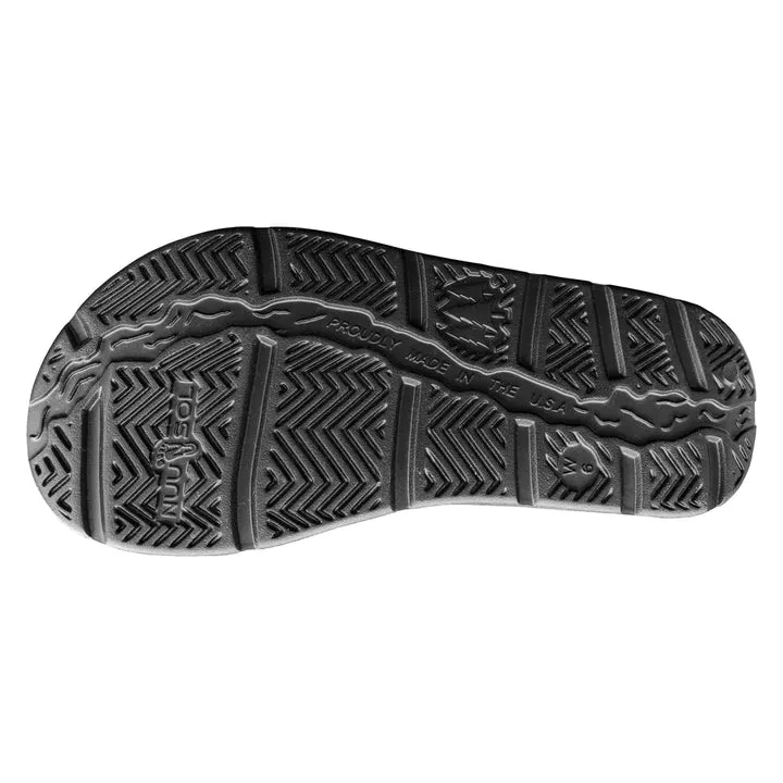 NUUSOL - MEN'S CASCADE FLIP FLOP - BLACK