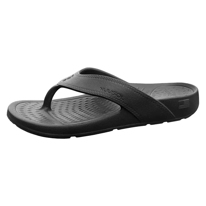 NUUSOL - MEN'S CASCADE FLIP FLOP - BLACK