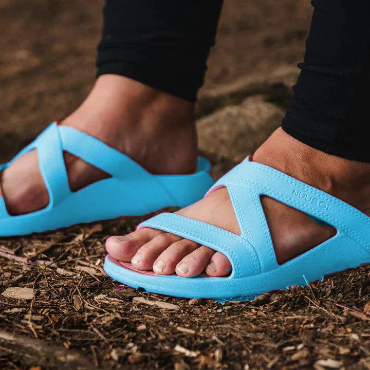 NUUSOL - WOMEN'S HAILEY SLIDE - SKY BLUE