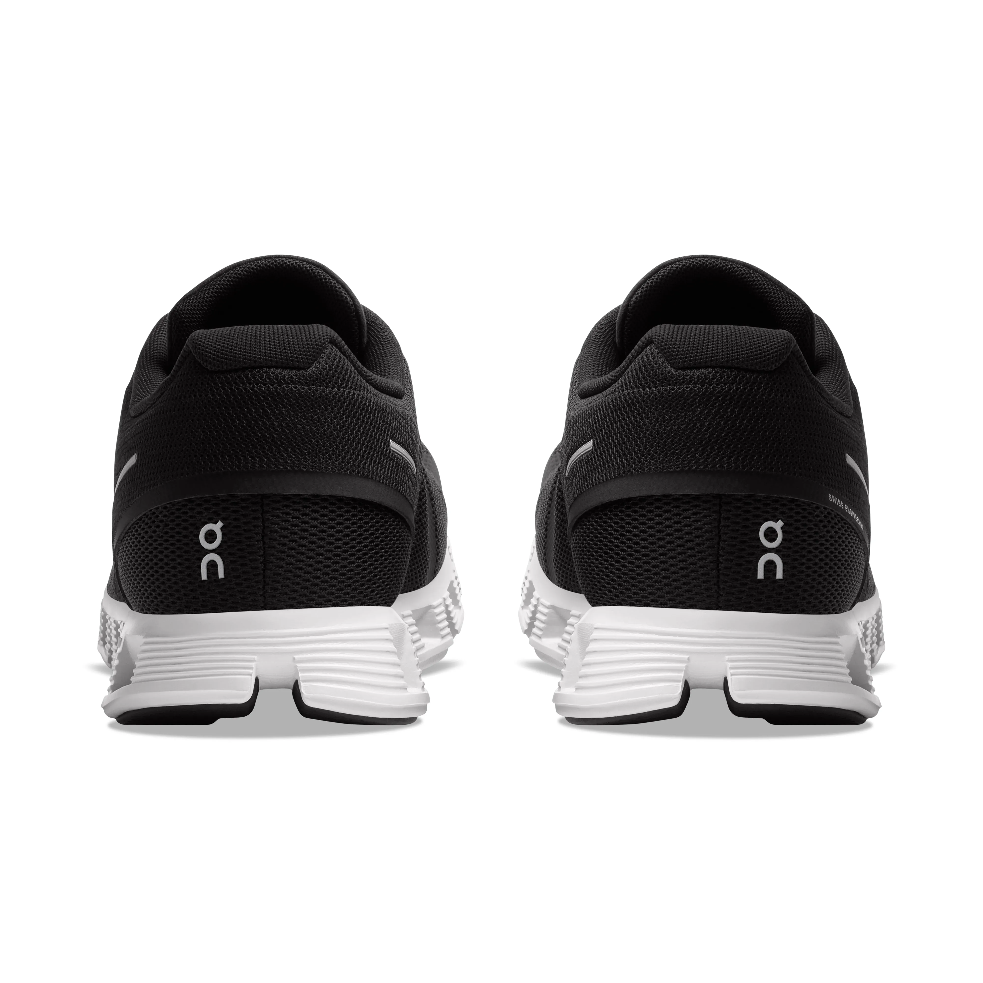 On Running Men's Cloud 5 Running Shoe in Black White