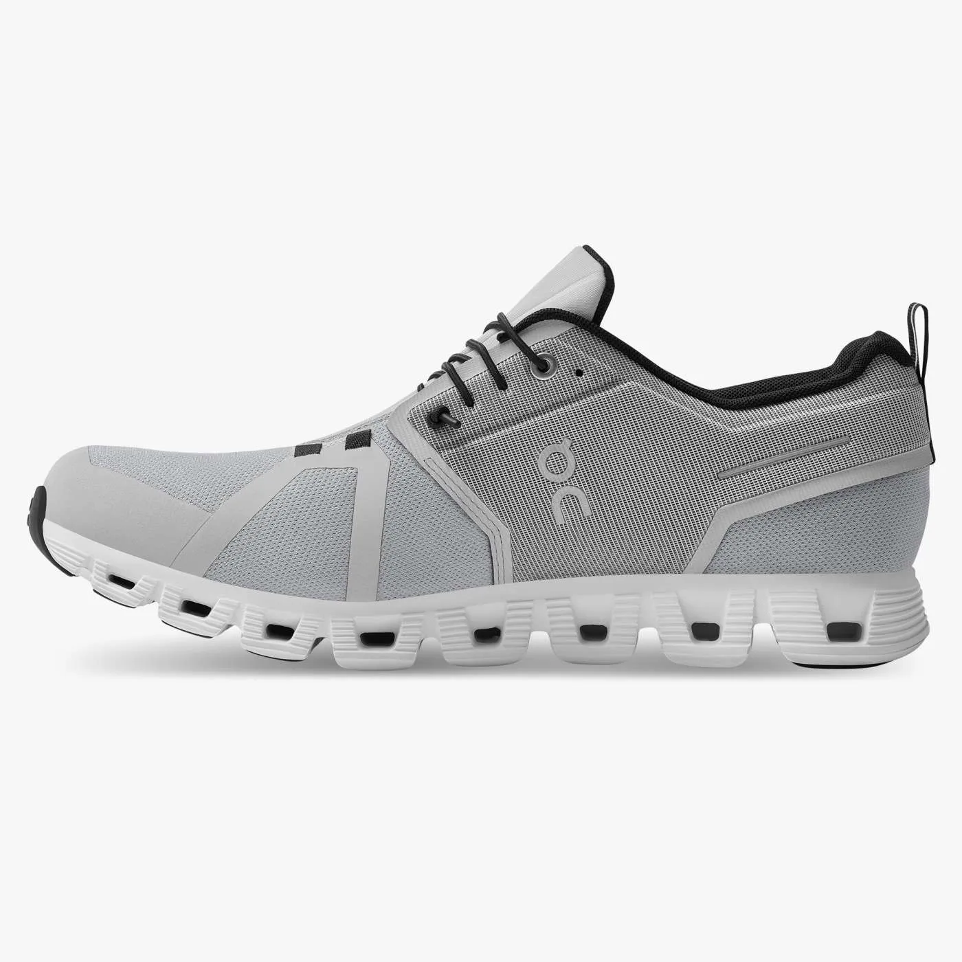 On Running Men's Cloud 5 Waterproof Shoes - Glacier / White