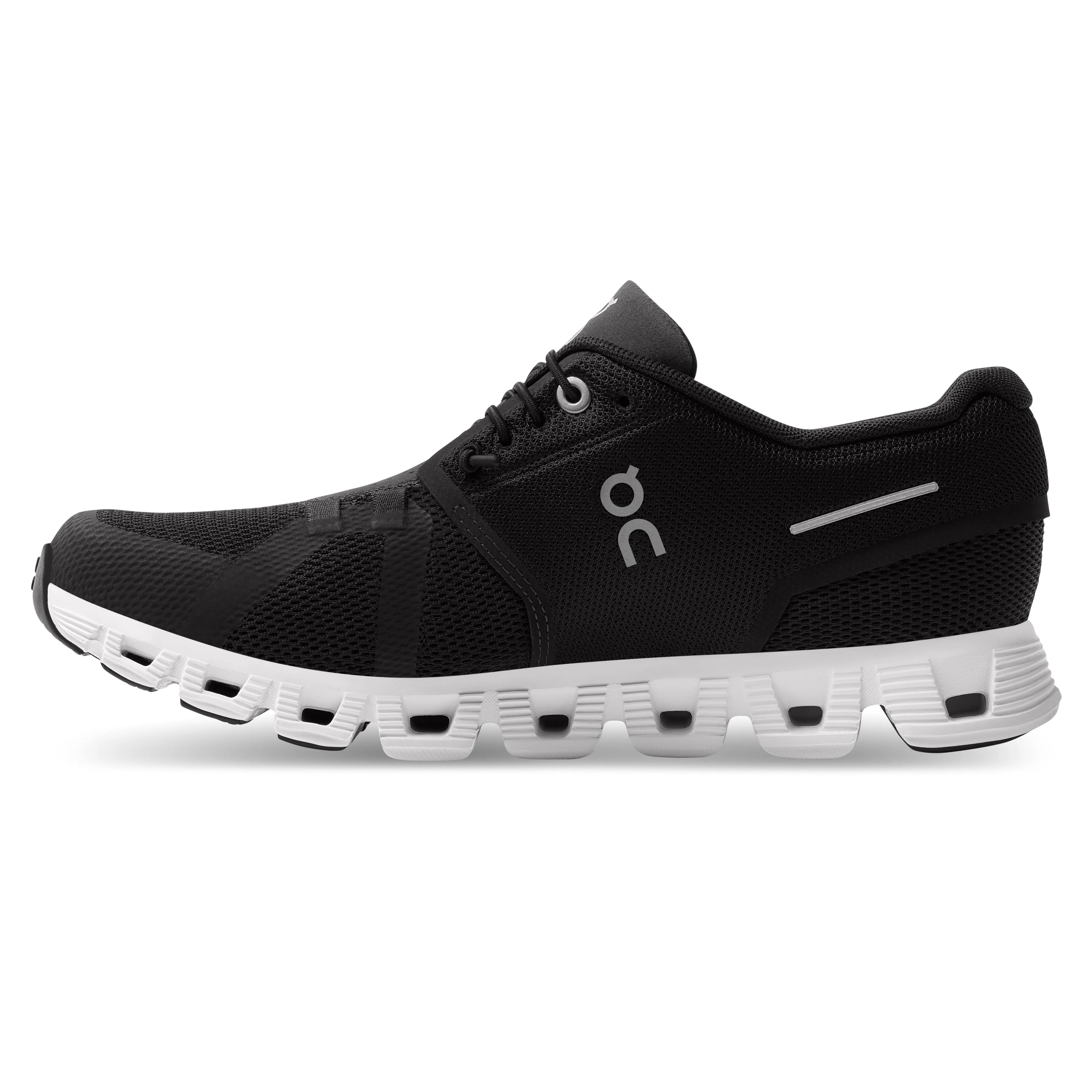 On Running Women's Cloud 5 Running Shoe in Black White