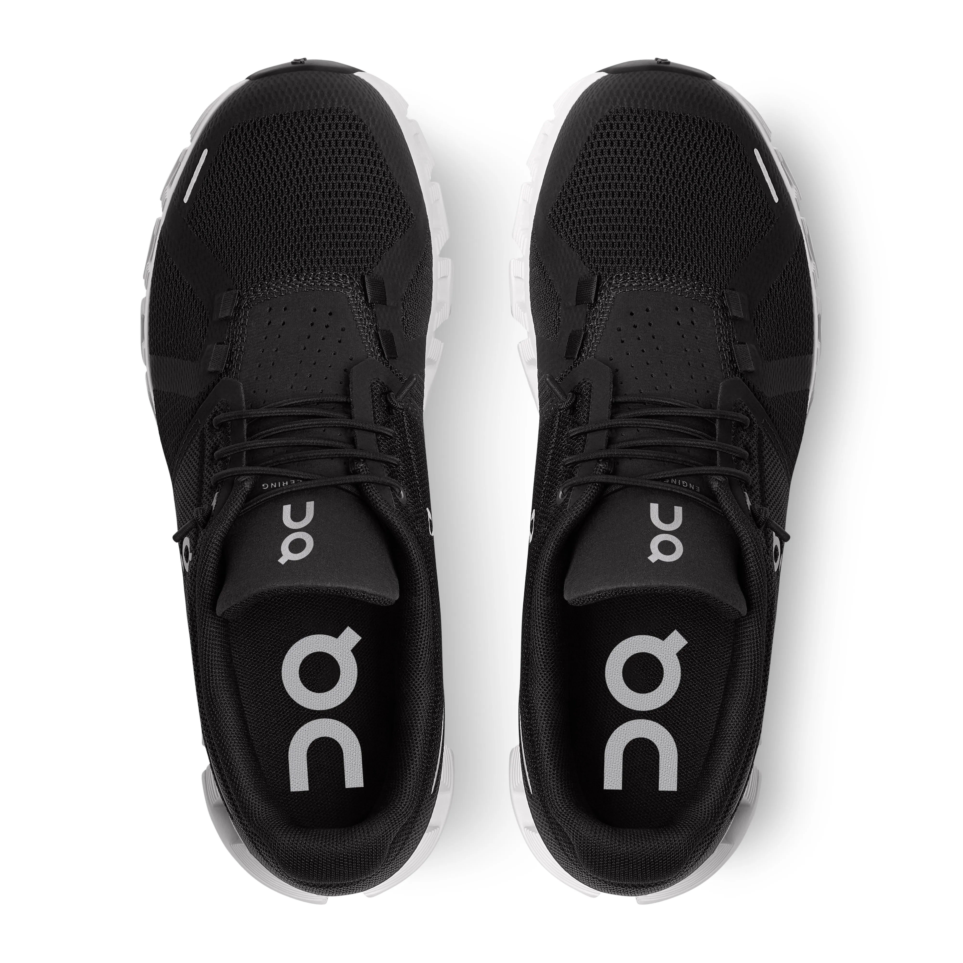 On Running Women's Cloud 5 Running Shoe in Black White