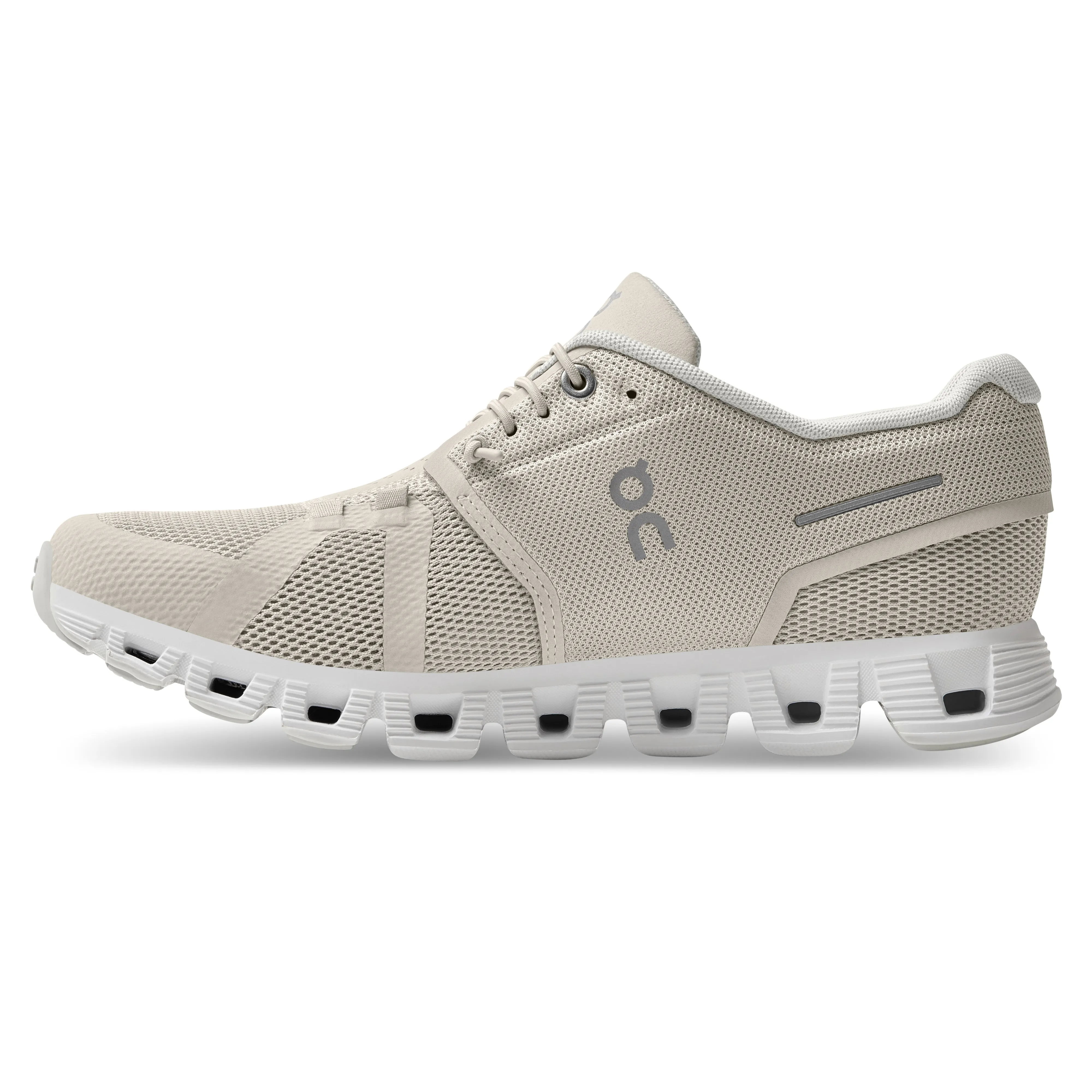 On Running Women's Cloud 5 Running Shoe in Pearl White