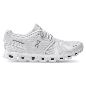 On Running Women's Cloud 5 Shoe in All White