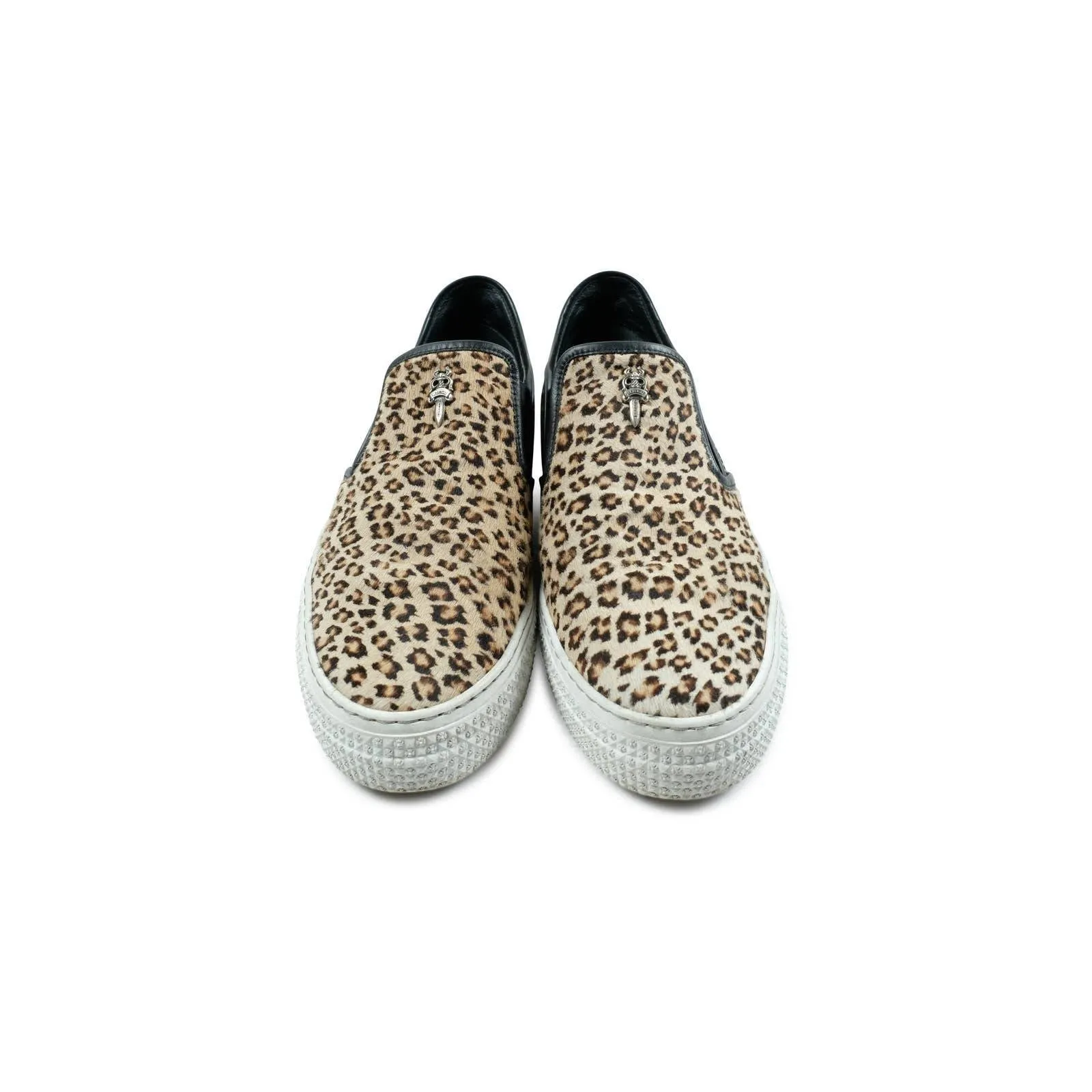 Pony Hair Cheetah Slip Ons