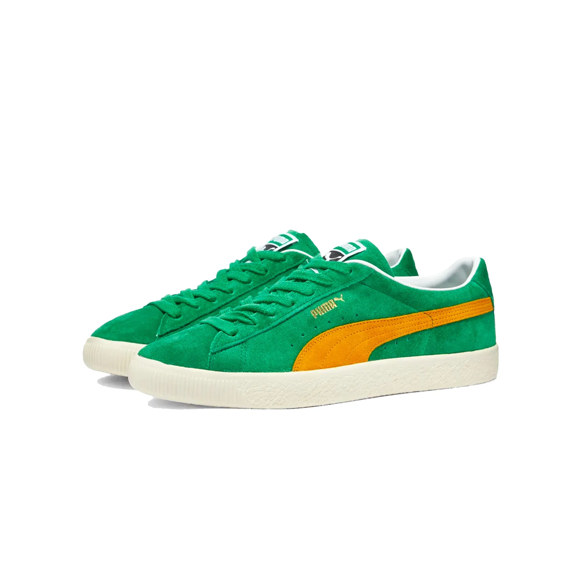 Puma Mens Suede VTG Shoes 'Amazon Green'