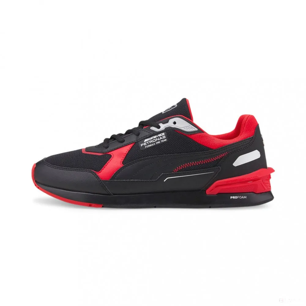 Puma Mercedes Low Racer Shoes, Red-Grey, 2022