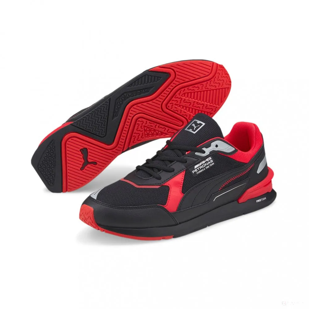 Puma Mercedes Low Racer Shoes, Red-Grey, 2022