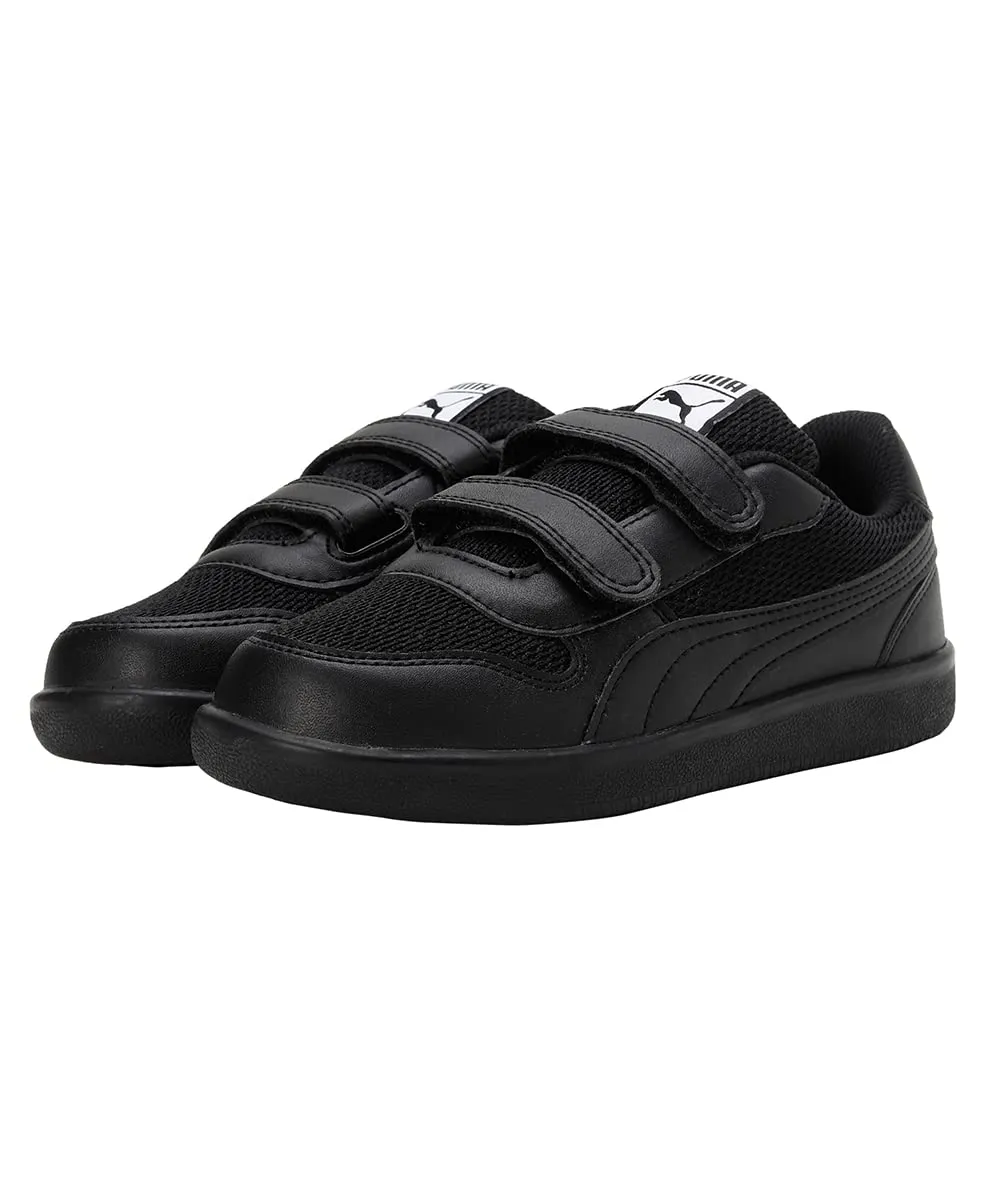 Puma Unisex-Kid -Punch Comfort Jr Black-Black Sneaker - 2UK (39613101)