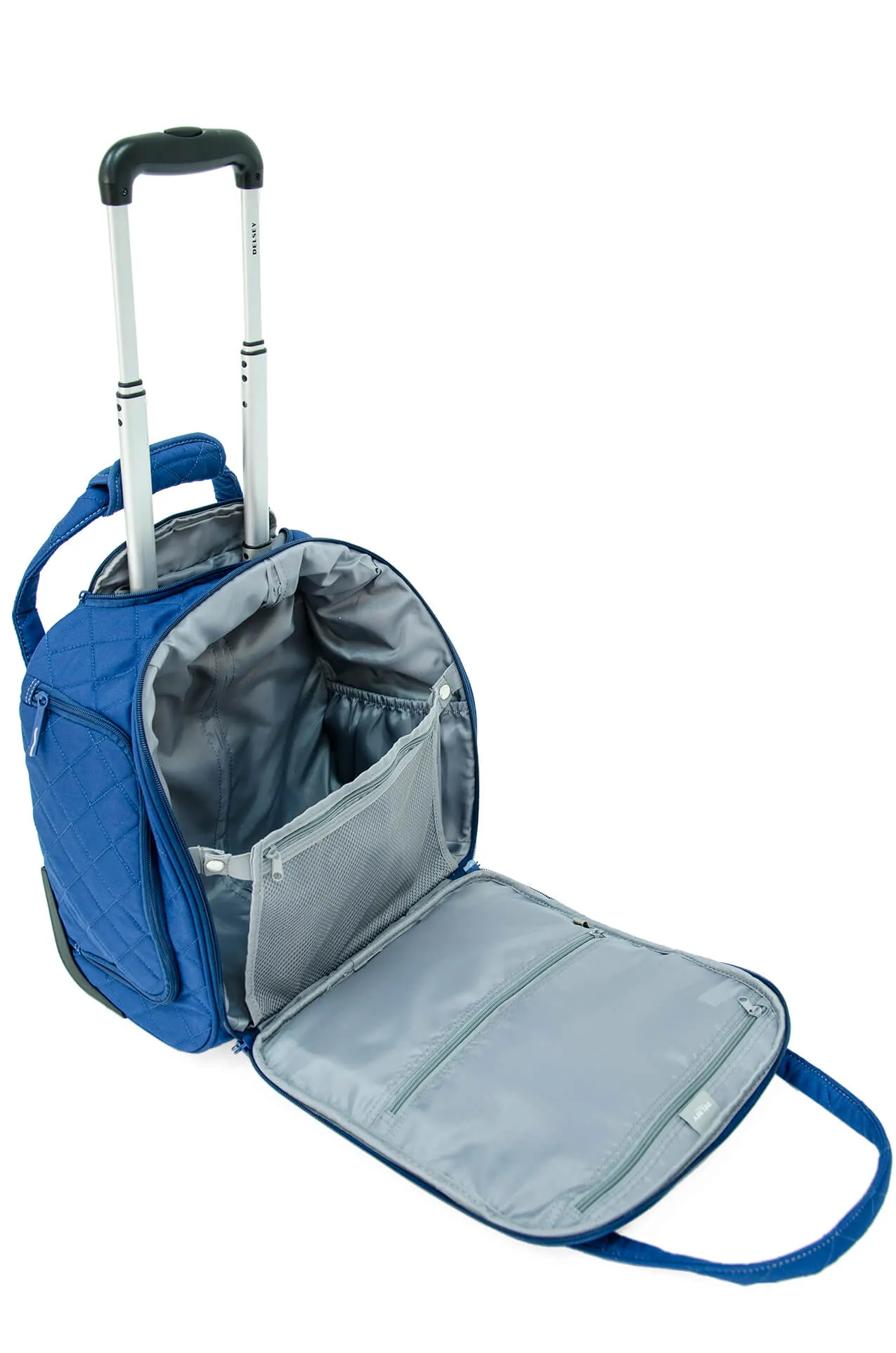 Quilted Rolling Underseater Tote 15"  - 2 Wheels