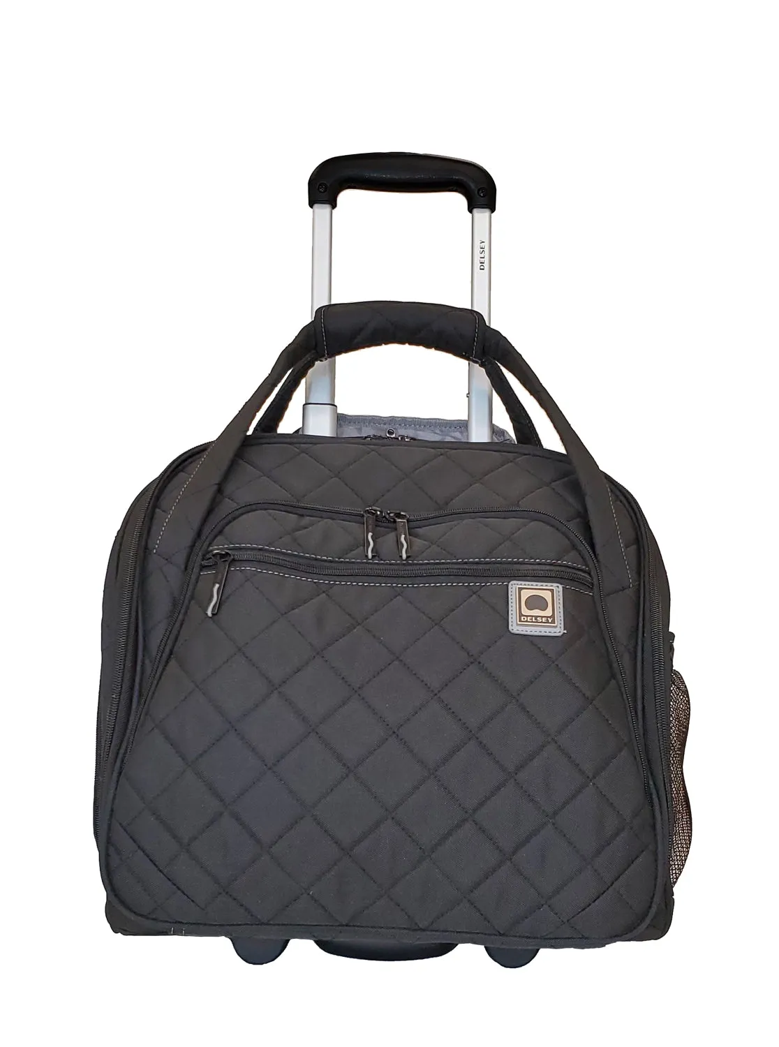 Quilted Rolling Underseater Tote 15"  - 2 Wheels