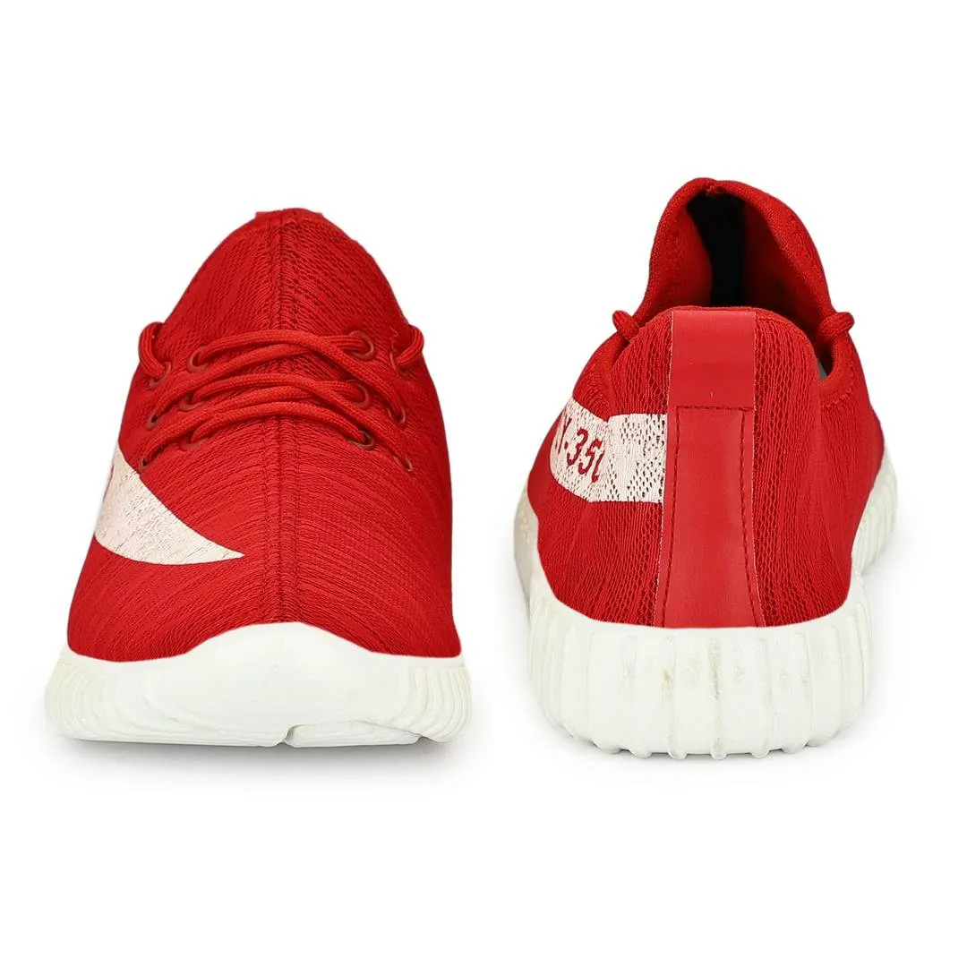 Red Trending Sneakers For Multipurpose Use