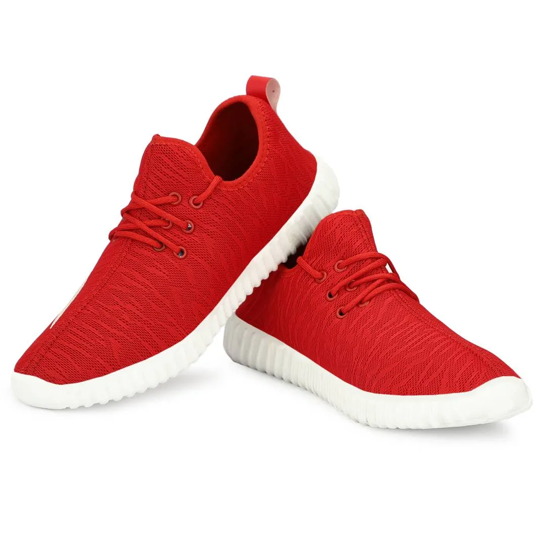 Red Trending Sneakers For Multipurpose Use