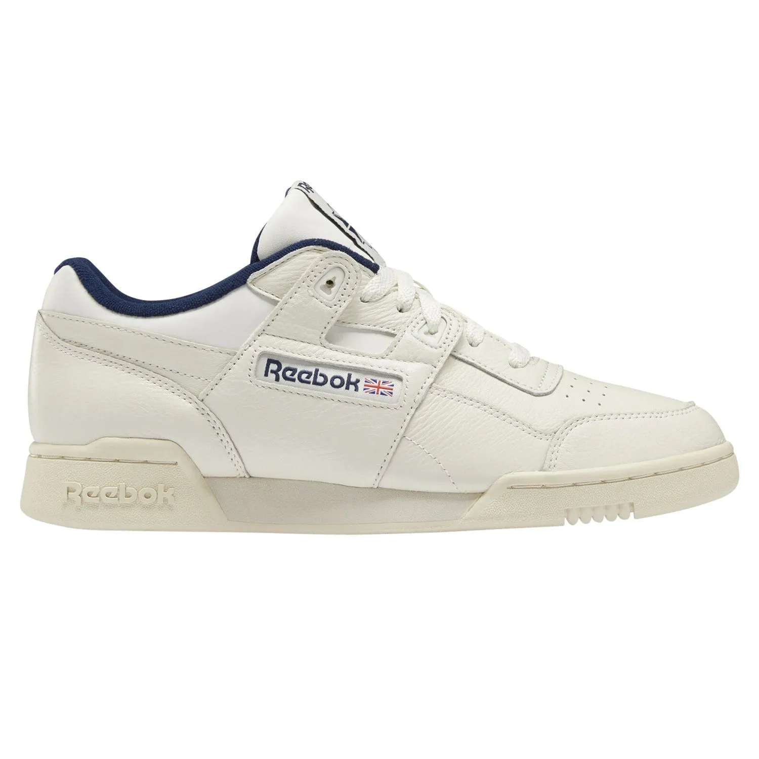 Reebok Classics Workout Plus Shoes - Chalk/Navy