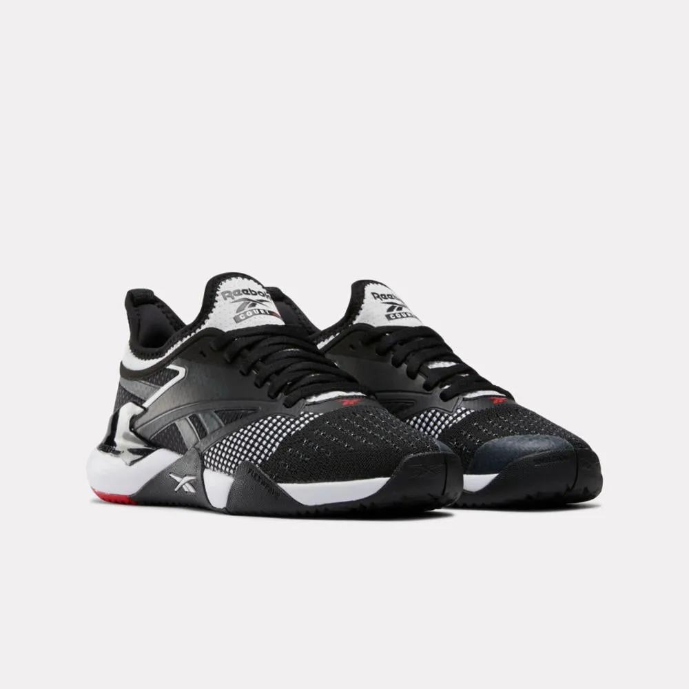 Reebok Footwear Women Nano Court Training Shoes BLACK/WHITE/VECTOR RED