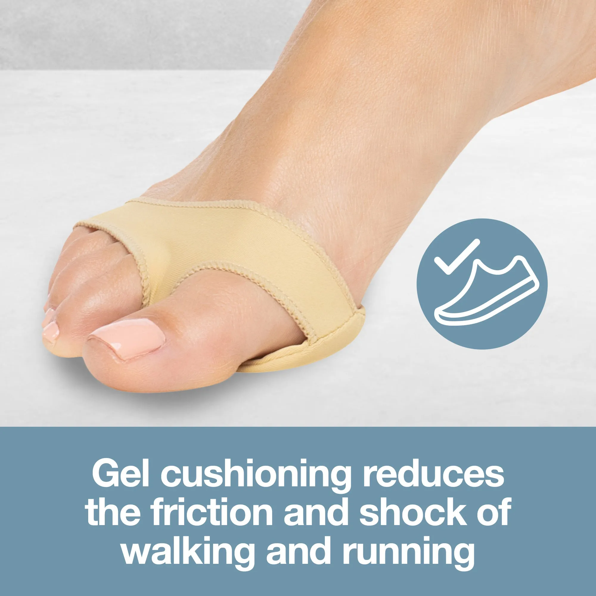 Reversible Metatarsal Sleeves with Gel Pads