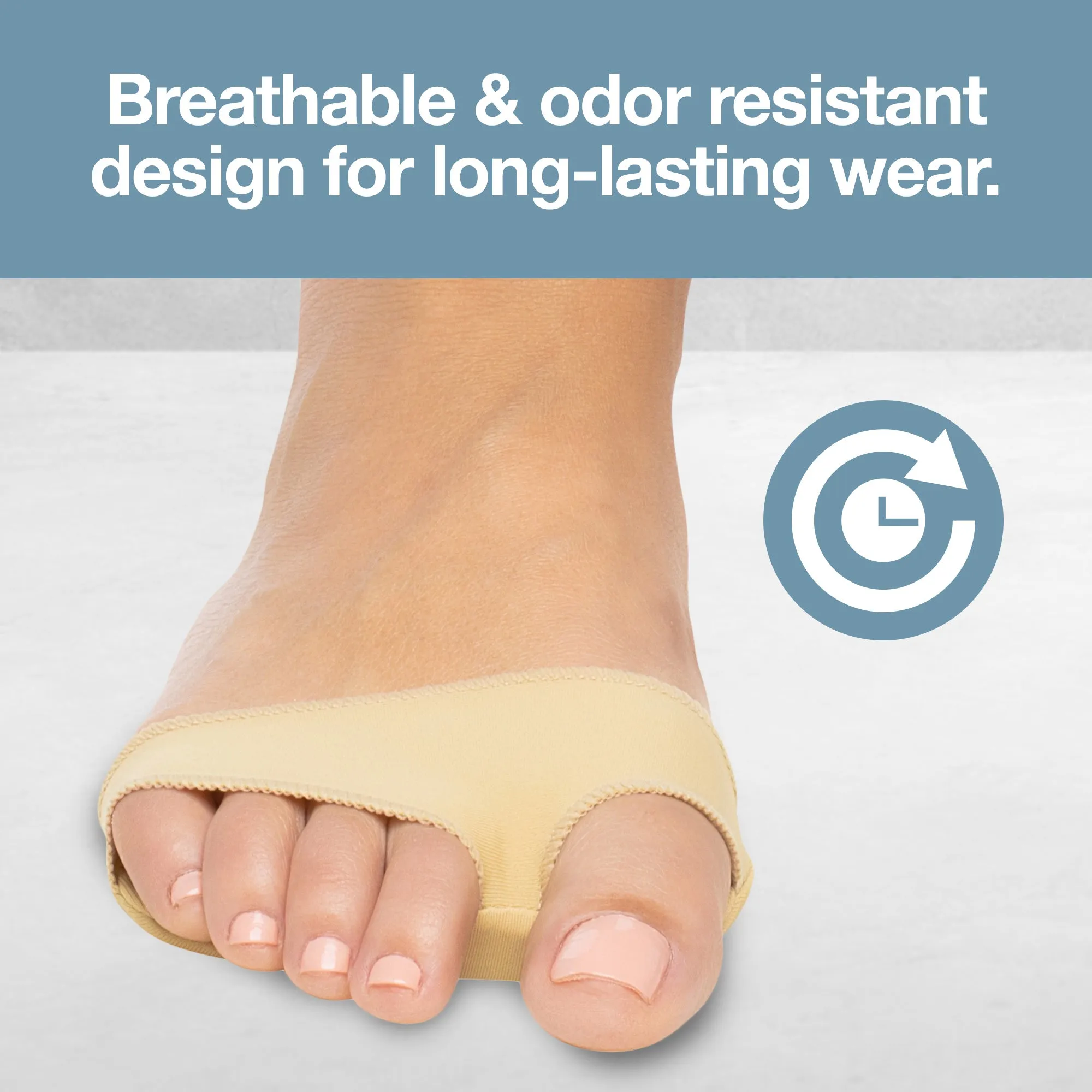 Reversible Metatarsal Sleeves with Gel Pads