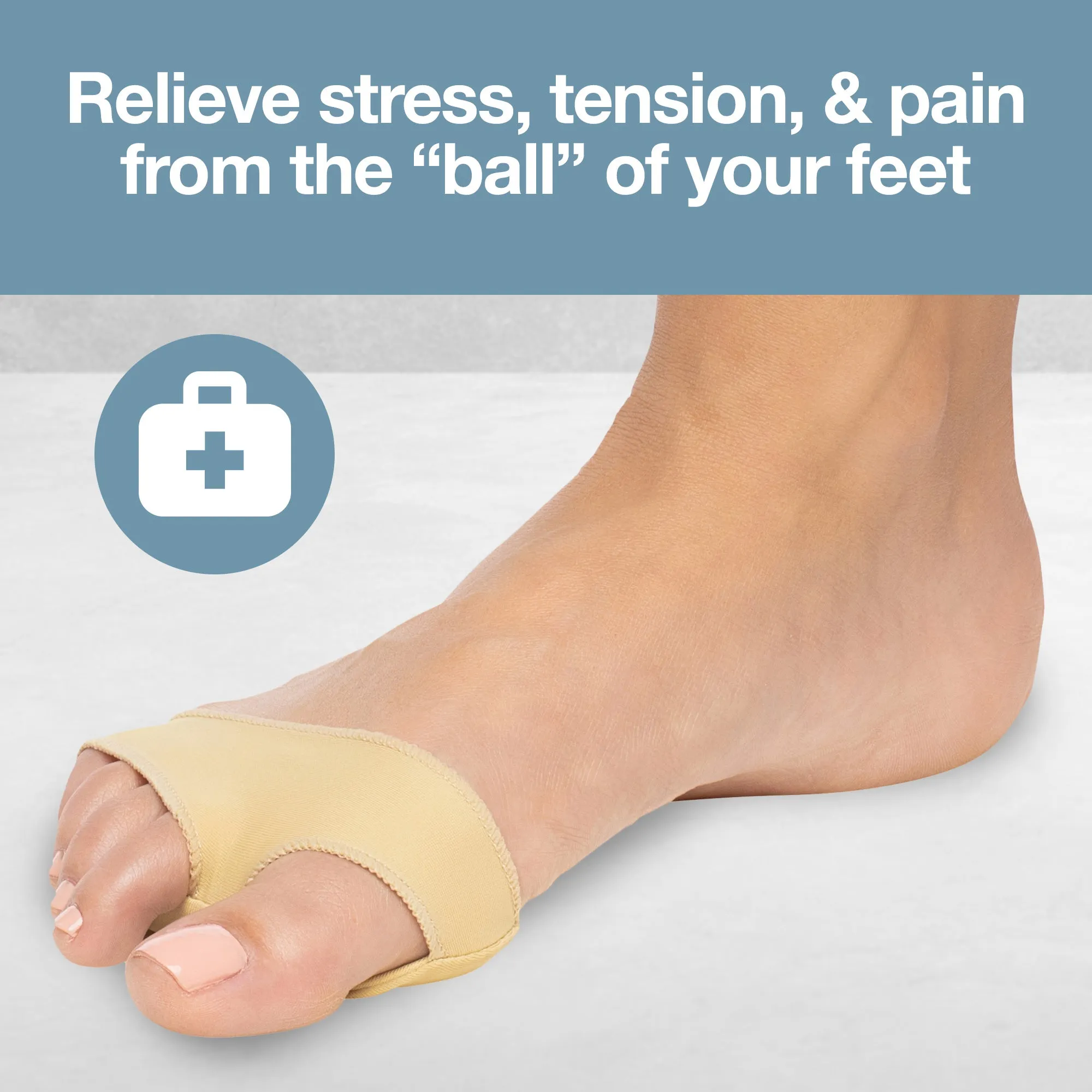 Reversible Metatarsal Sleeves with Gel Pads