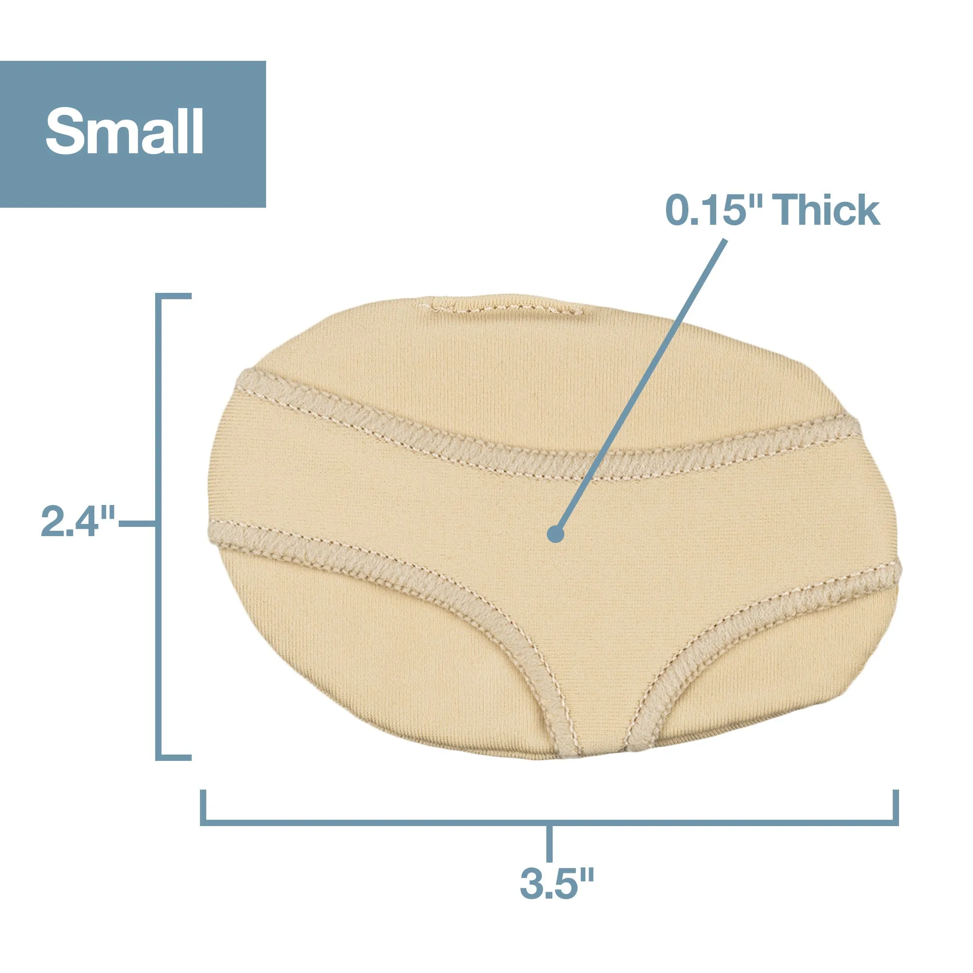 Reversible Metatarsal Sleeves with Gel Pads