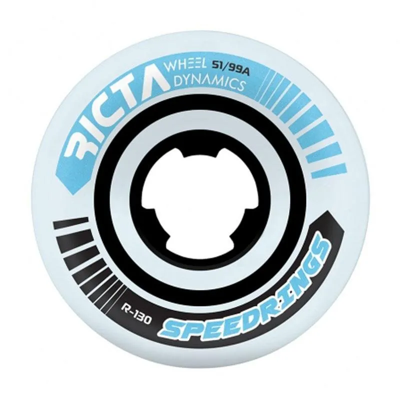 Ricta 51mm 99a Speedrings Slim Skateboard Wheels 4pk