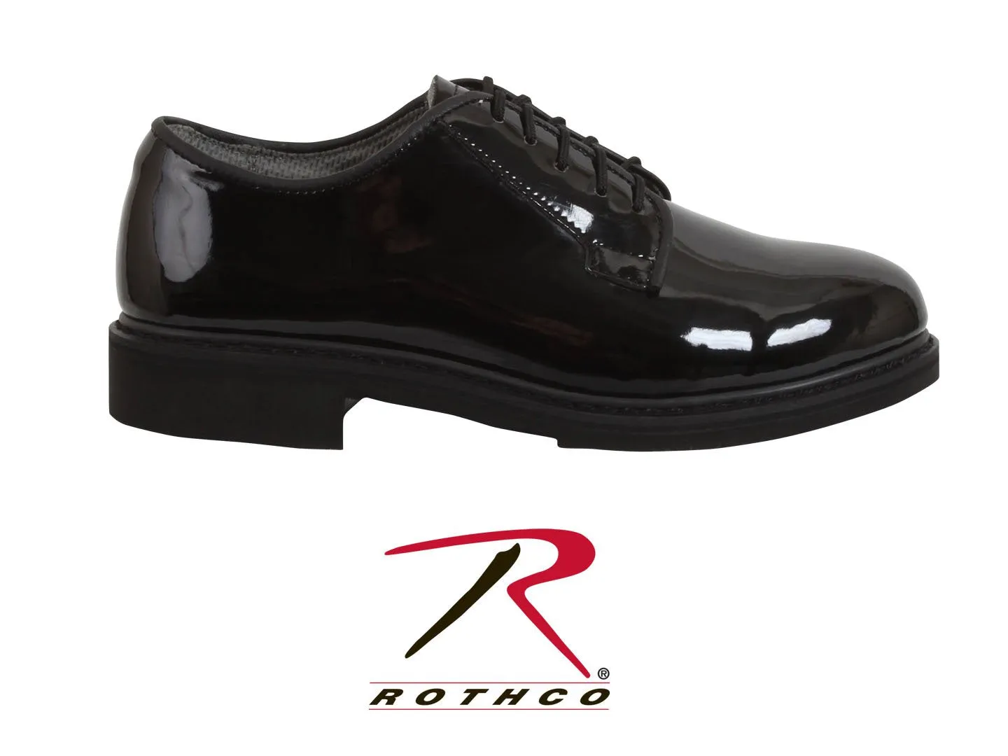 Rothco Uniform Hi-Gloss Oxford Dress Shoe