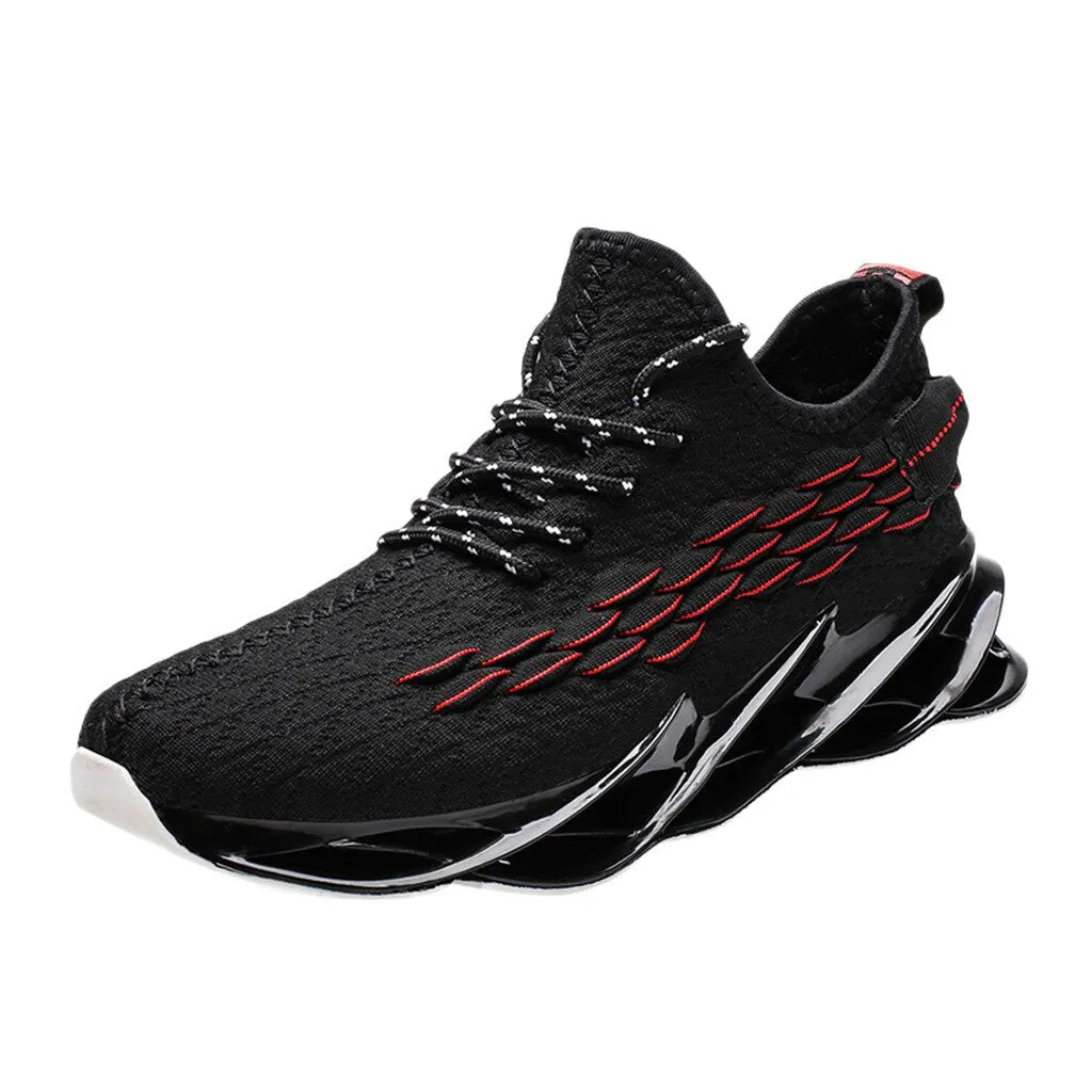 SAGACE Men's breathable outdoor sports training shoes cushioning shockproof soles casual men's mesh breathable sneakers