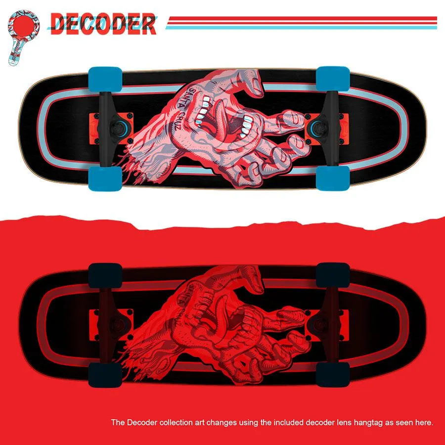 Santa Cruz Decoder Hand Shaped Cruzer Complete 9.51in x 32.26in