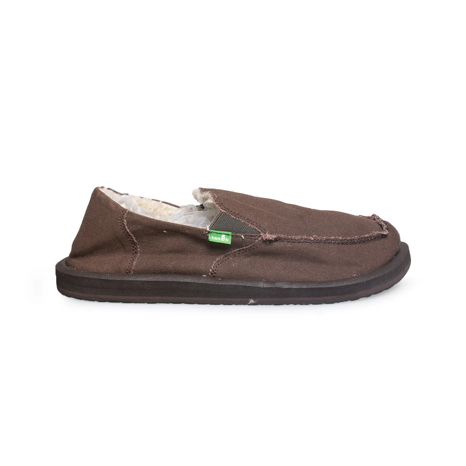 Sanuk Vagabond Chill Dark Brown Shoes - Men's