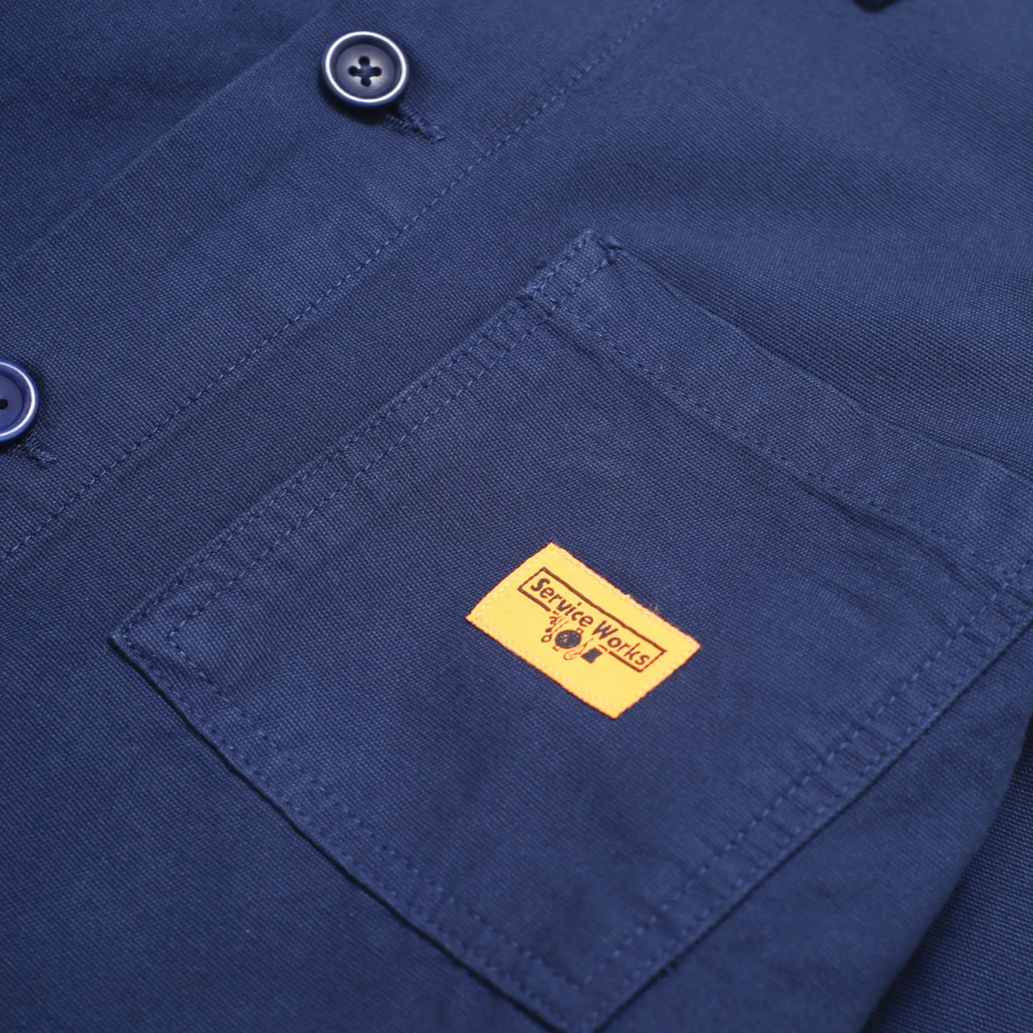 Service Works Canvas Coverall Jacket (Navy)