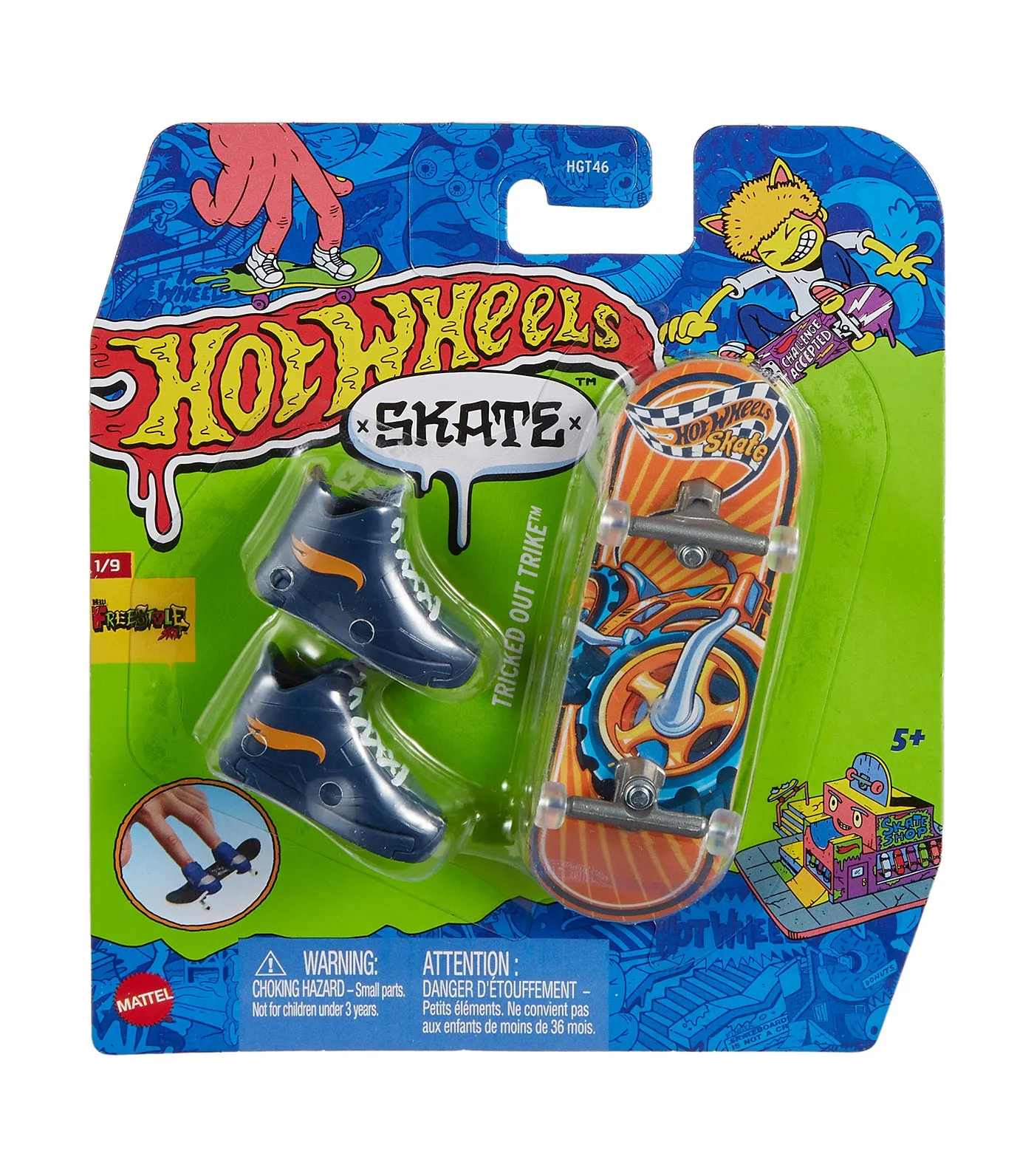 Skate - Fingerboard Board and Basketball Shoe (HGT47)