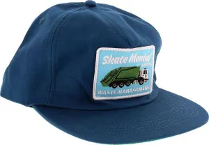 SKATE MENTAL SNAPBACK WASTE MANAGEMENT BLUE