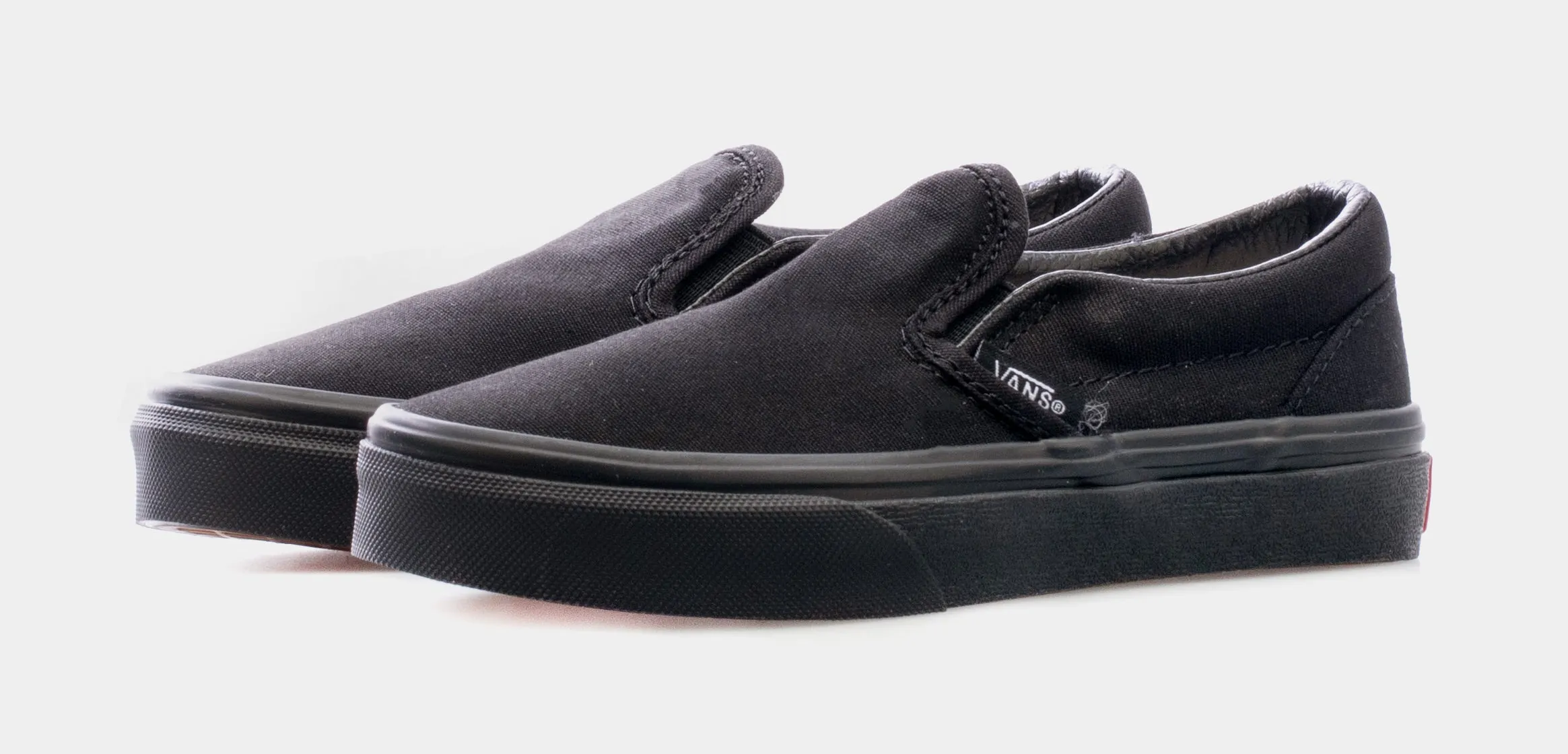 Slip On Preschool Skate Shoes (Black)