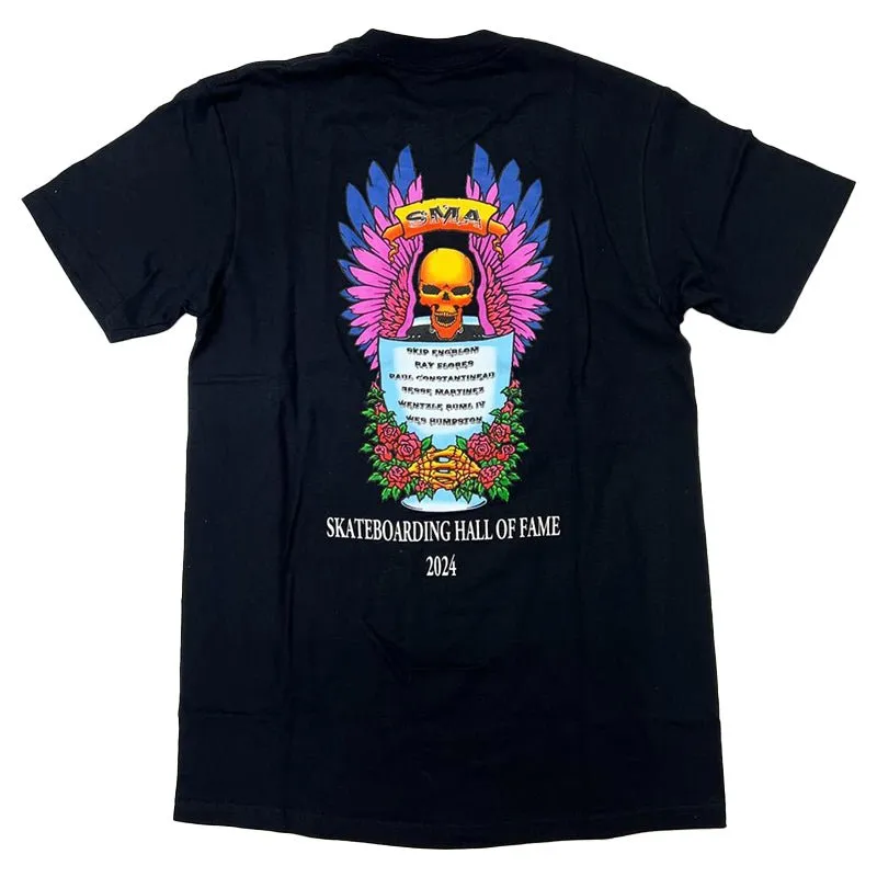 SMA Skateboarding Hall Of Fame 2024 Black Short Sleeve Series 2 T-Shirts