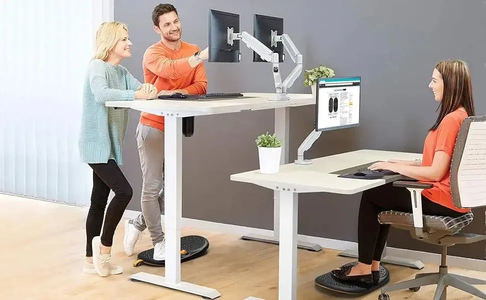 Standing Desk Mat Balance Board with Rollerball, Wooden Wobble Anti Fatigue Mat Balance Board for Standing Desk, Home Of