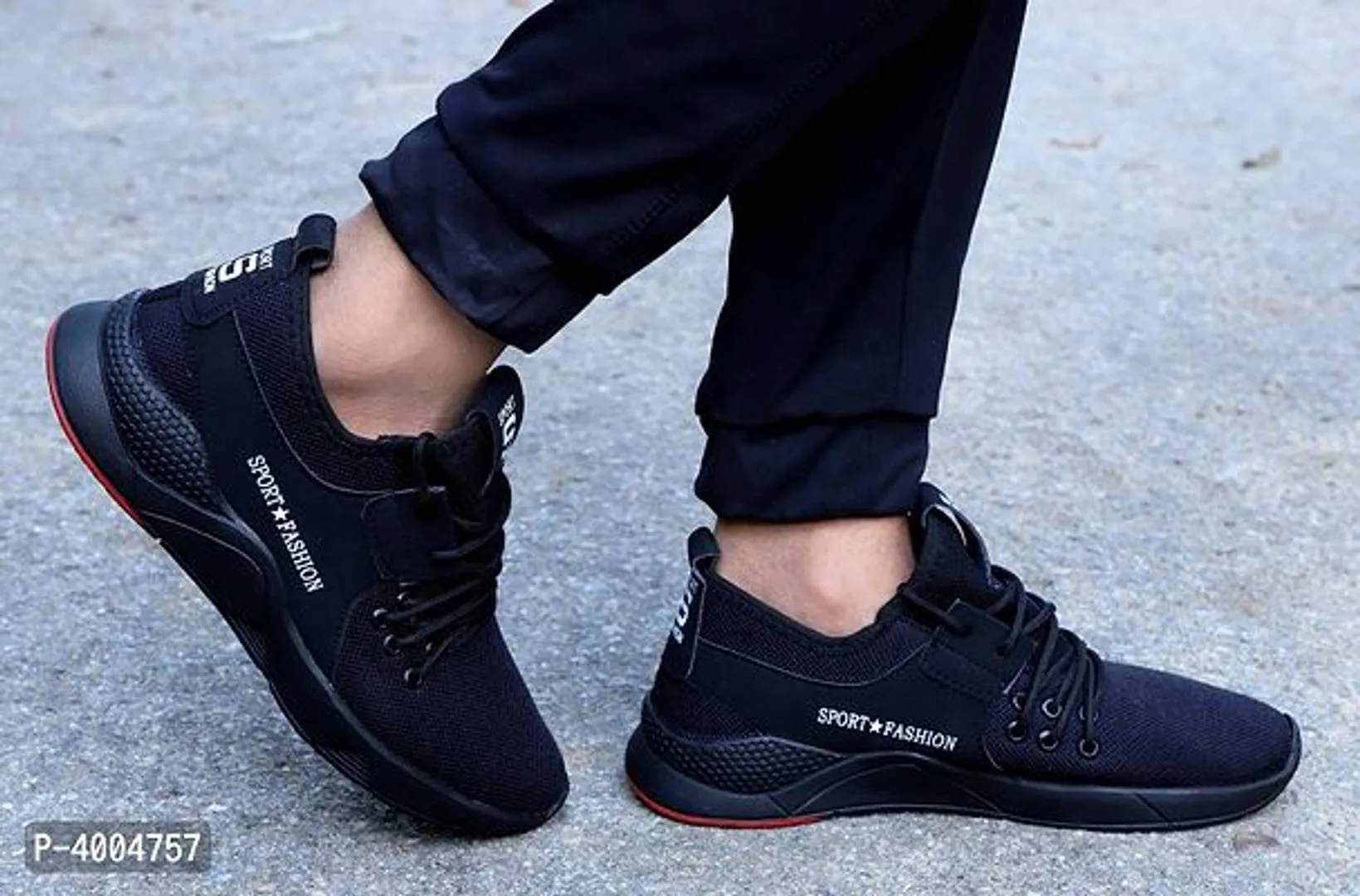 Stylish & Trendy Black Sports Shoes