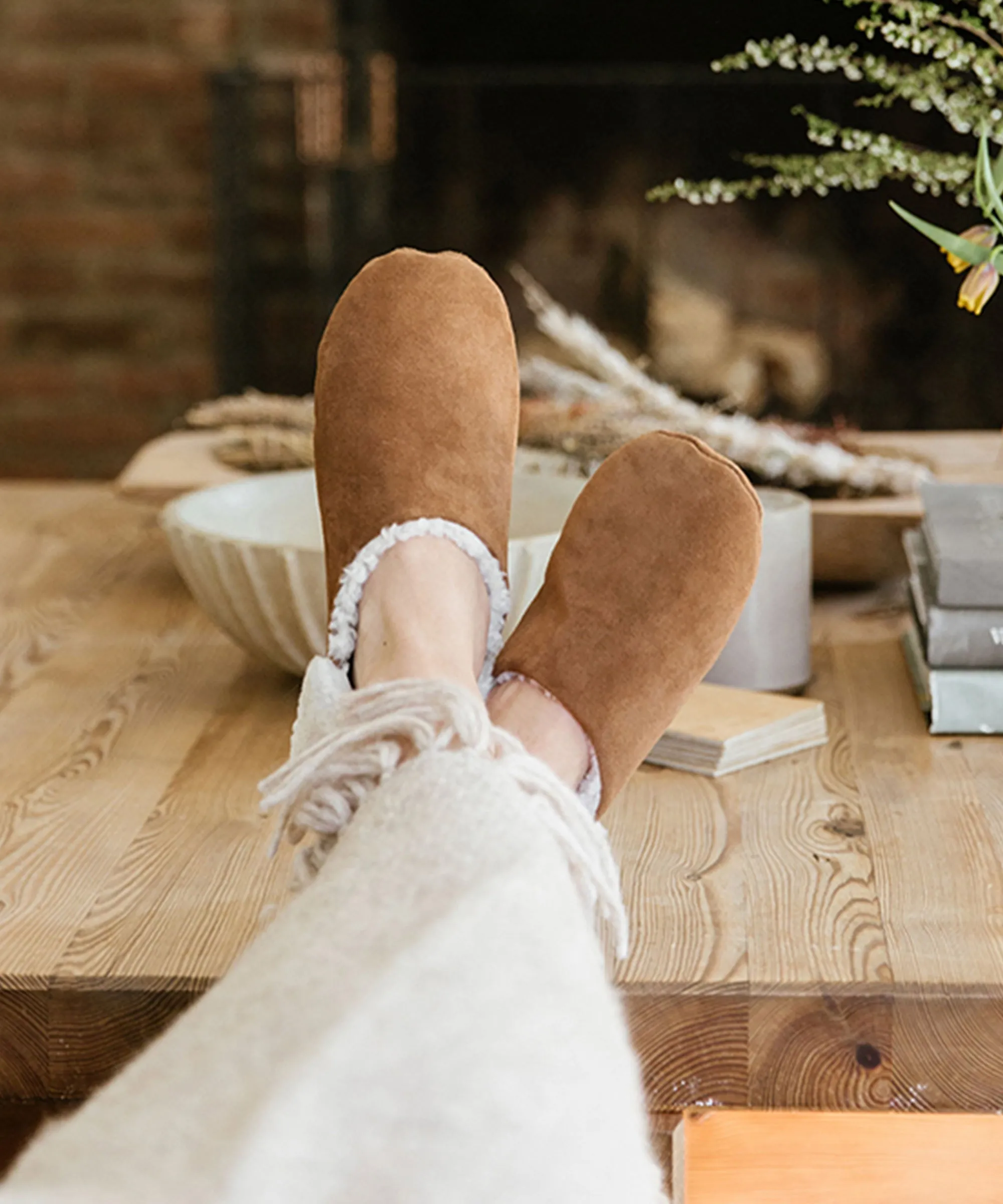 Suede Moroccan Slipper