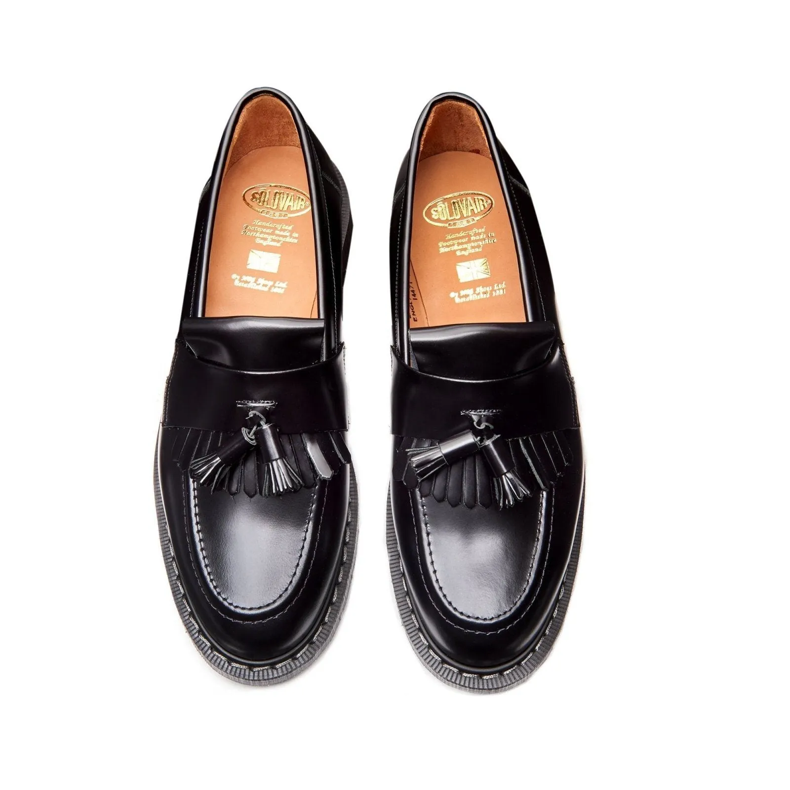 TASSEL LOAFER | Black High Shine