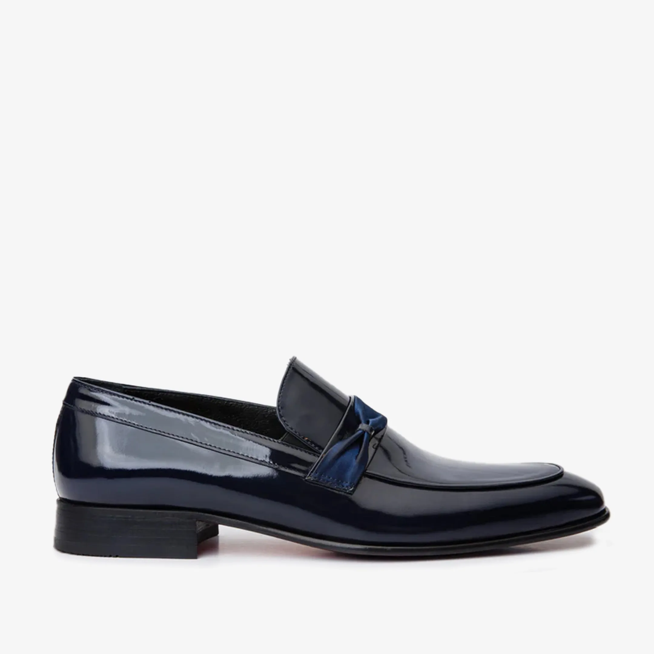 The Dodoma Navy Patent Leather Loafer Men Shoe