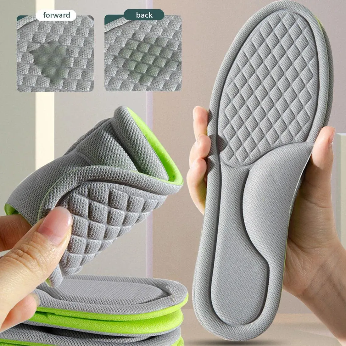 Ultimate Comfort Memory Foam Insoles for Sports and Everyday Use