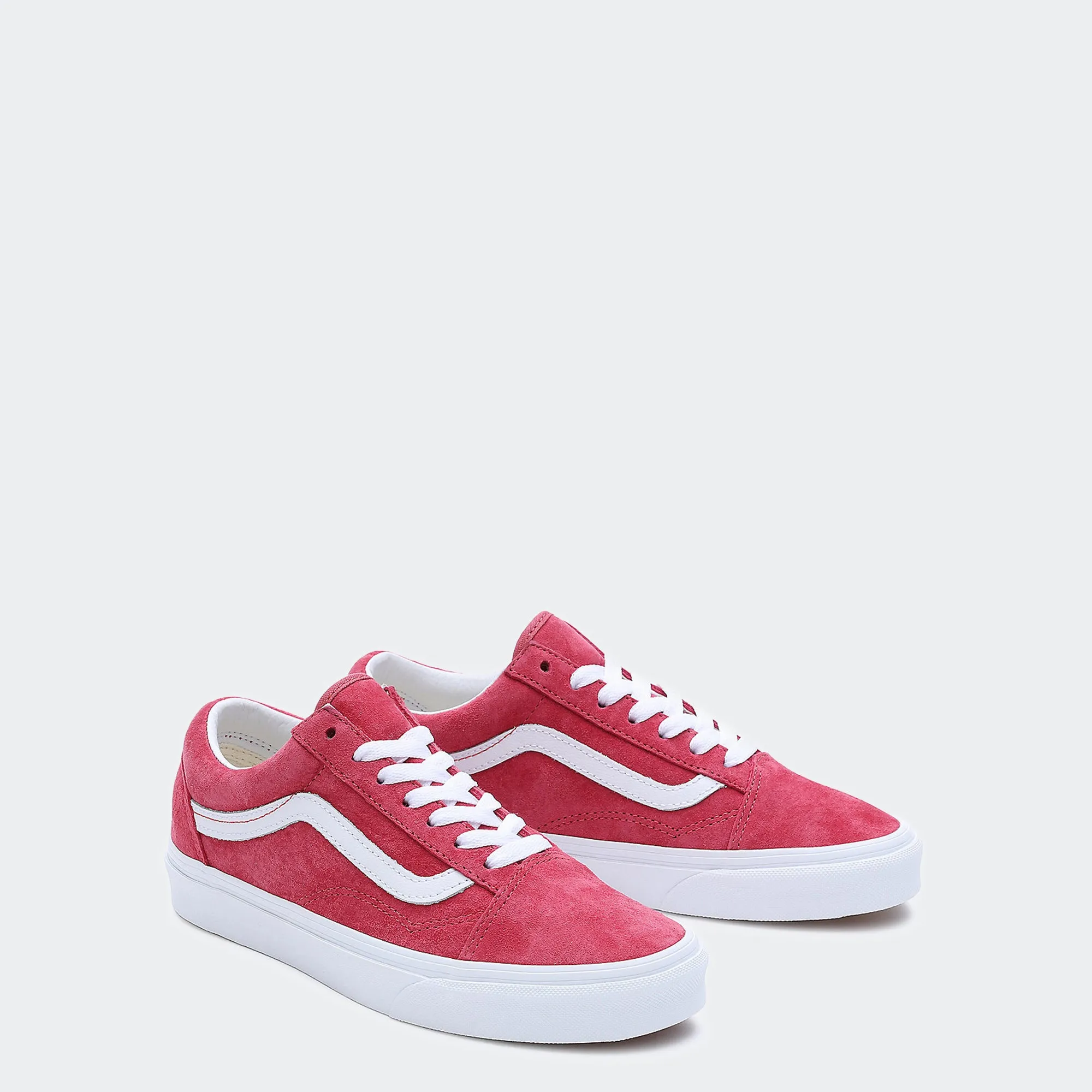 Unisex Vans Old Skool Pig Suede Shoes Red