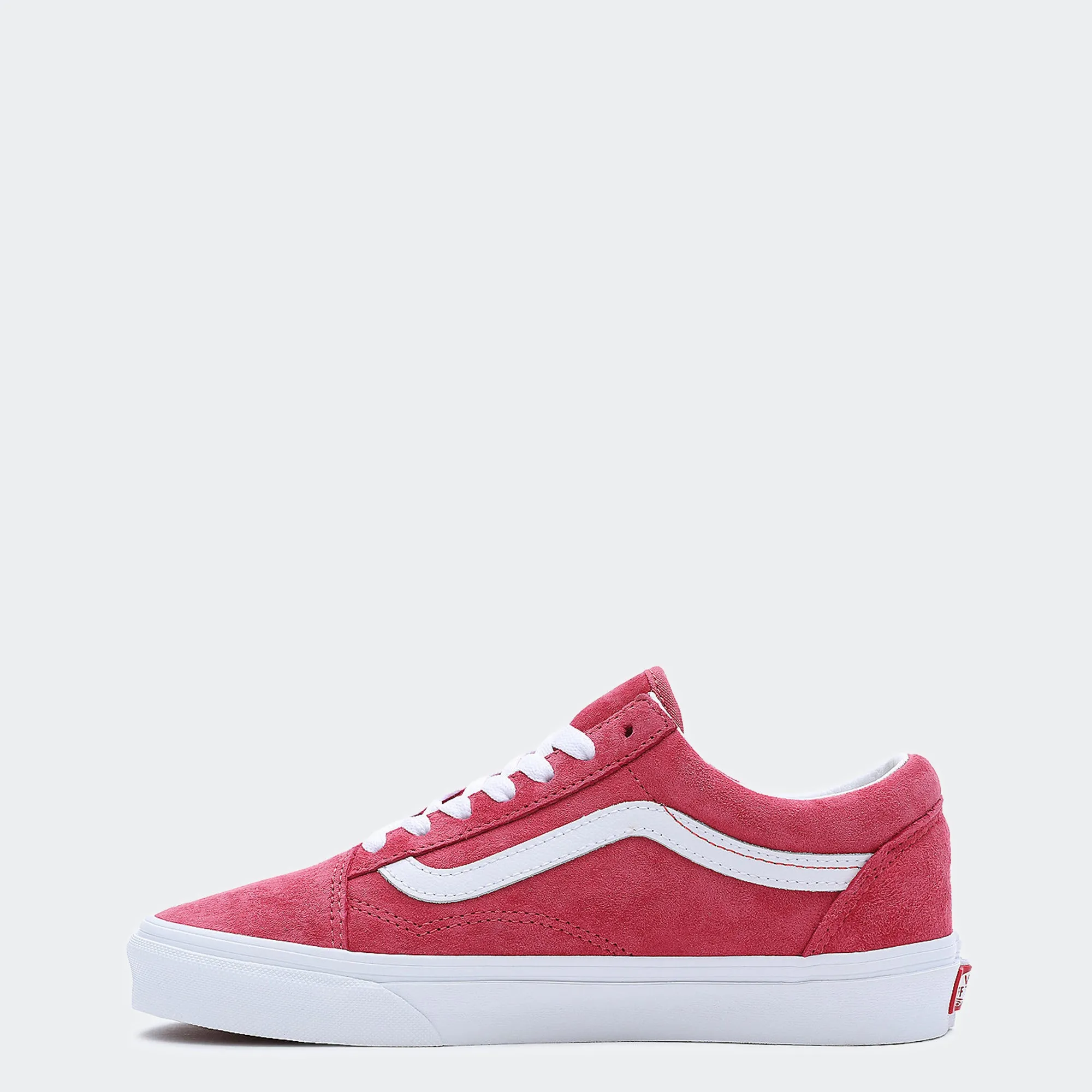 Unisex Vans Old Skool Pig Suede Shoes Red