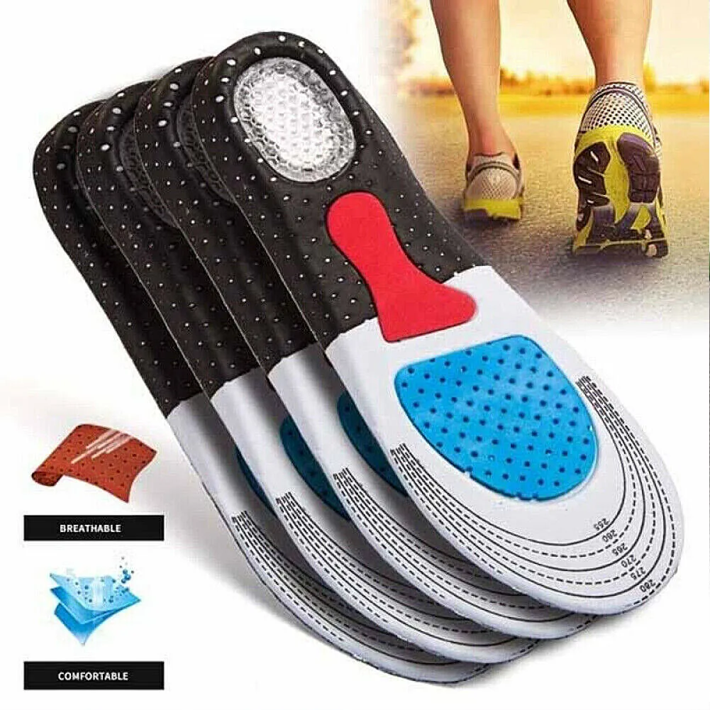 US Orthotic Arch Support Shoe Insoles for Plantar Fasciitis Flat Feet Heel Pain