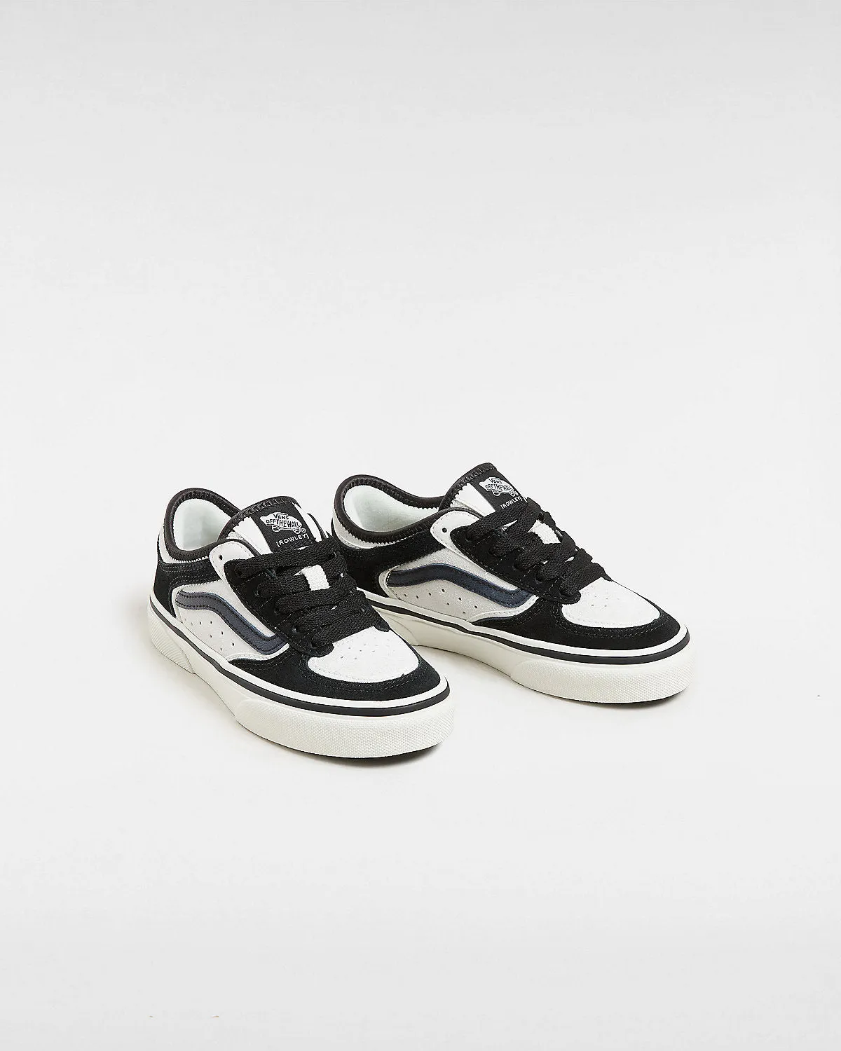 VANS Kids Rowley Trainers - Blanc De Blanc / Black