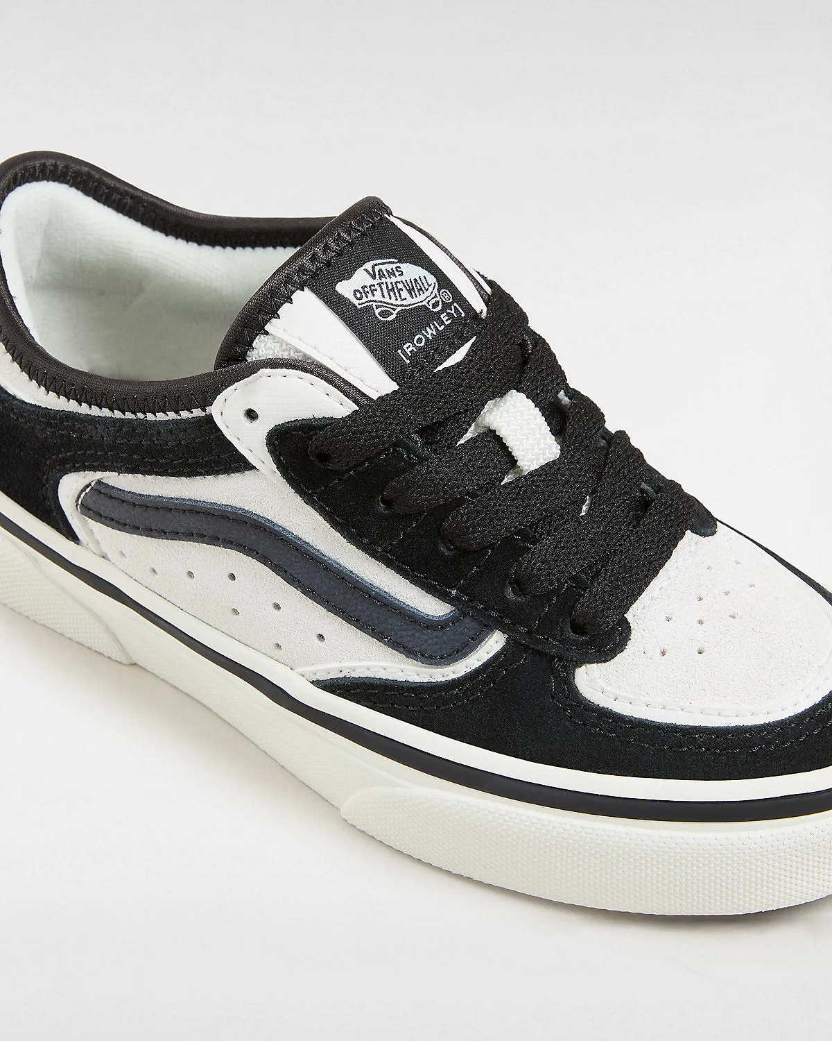 VANS Kids Rowley Trainers - Blanc De Blanc / Black