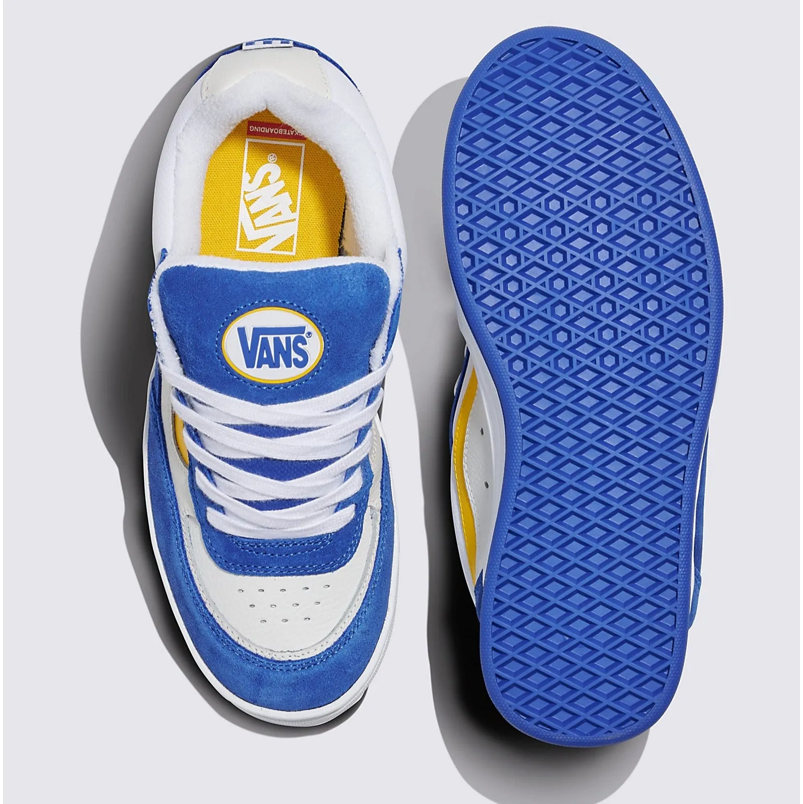 Vans Skate Estazzo Skateboard Shoe - Blue/Yellow