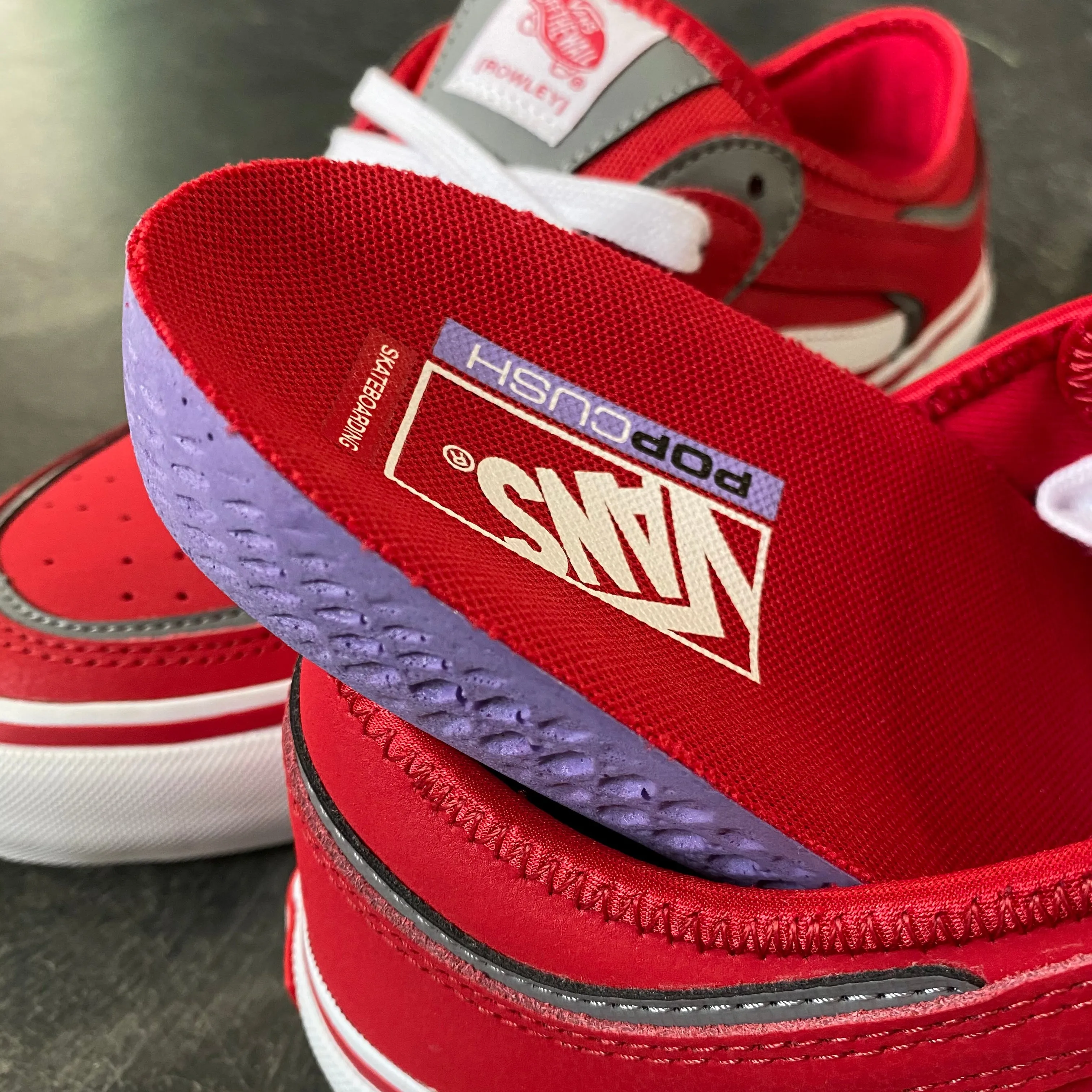 Vans Skate Rowley Racing Red/White