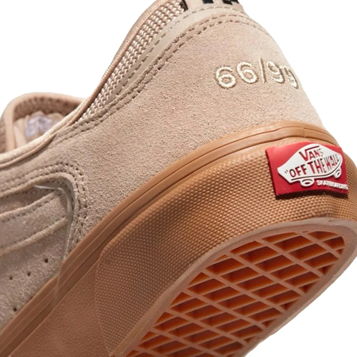 Vans Skate Rowley Shoes - Tan/Gum Suede