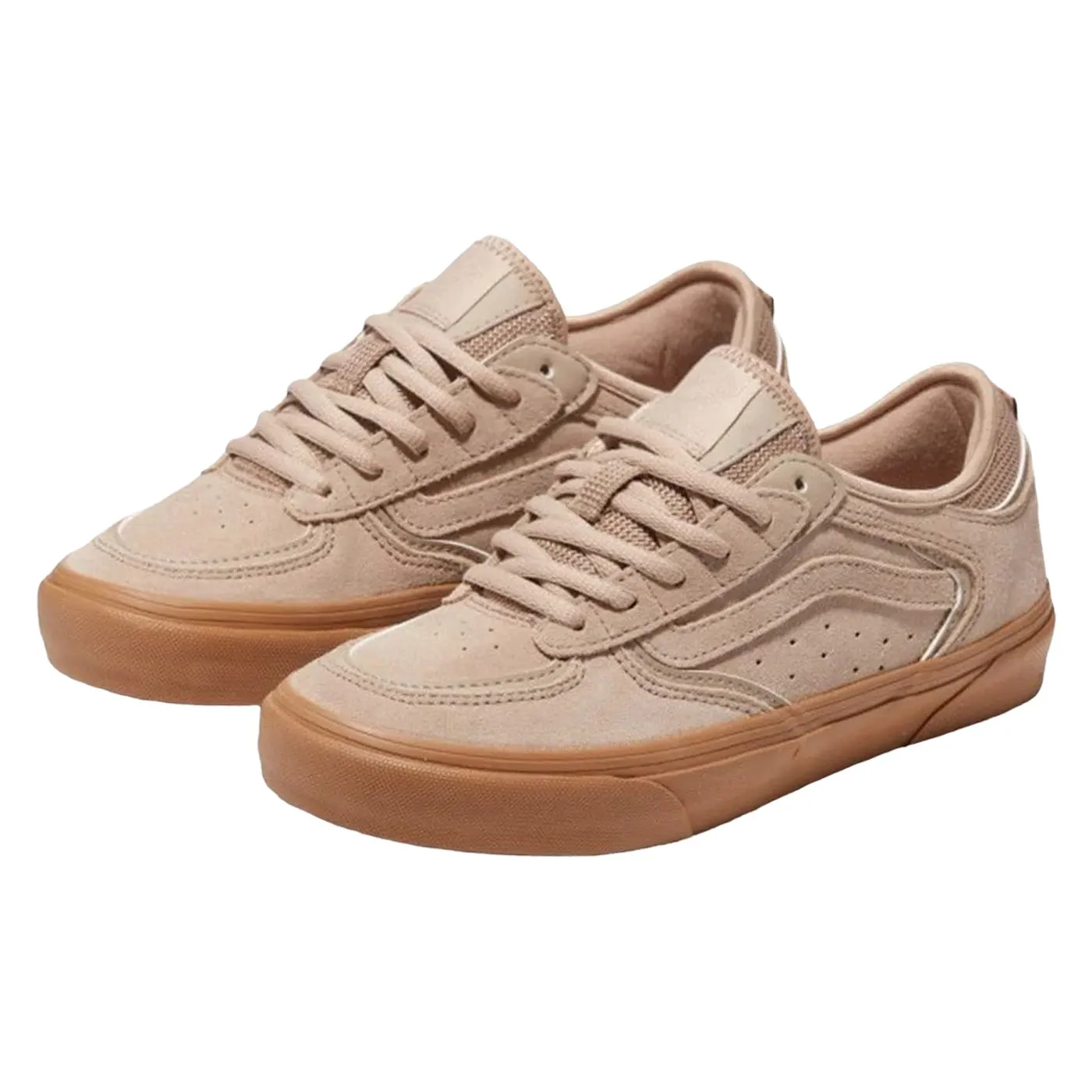 Vans Skate Rowley Shoes - Tan/Gum Suede